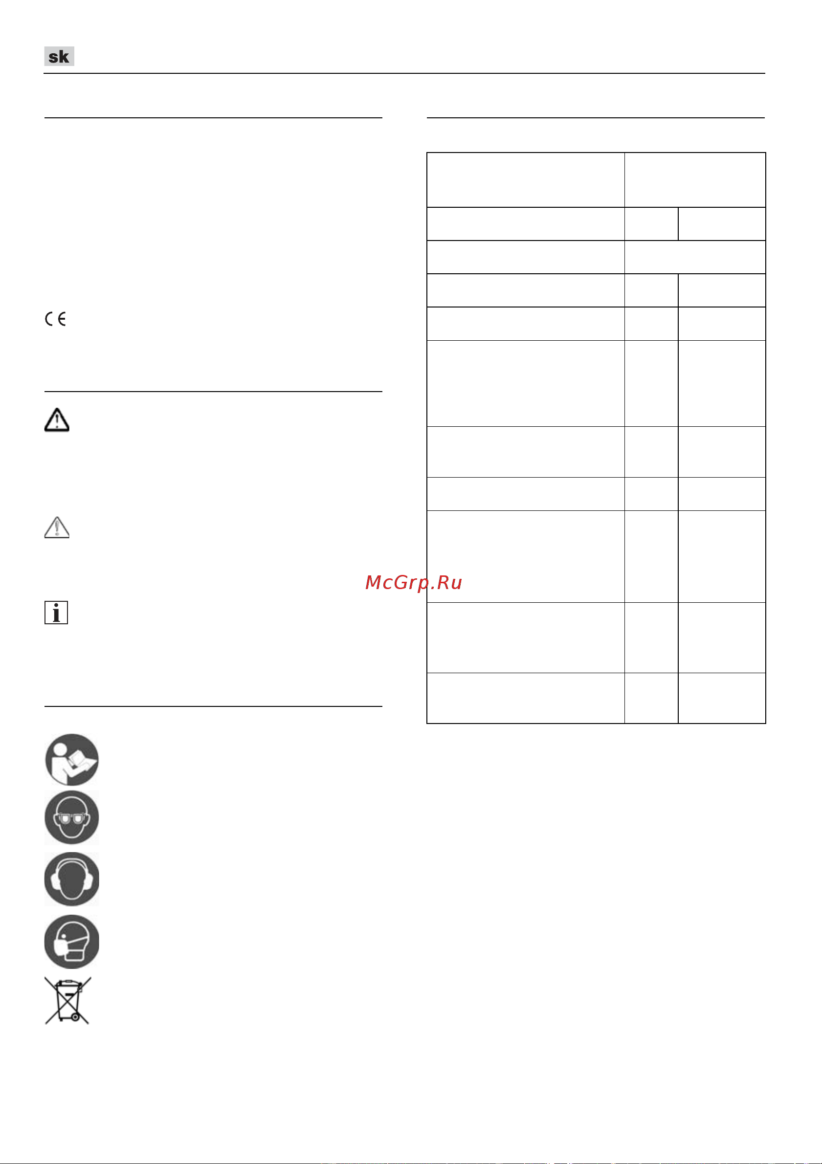 Flex CHE 2-26 18.0-EC C [166/264] Použité symboly