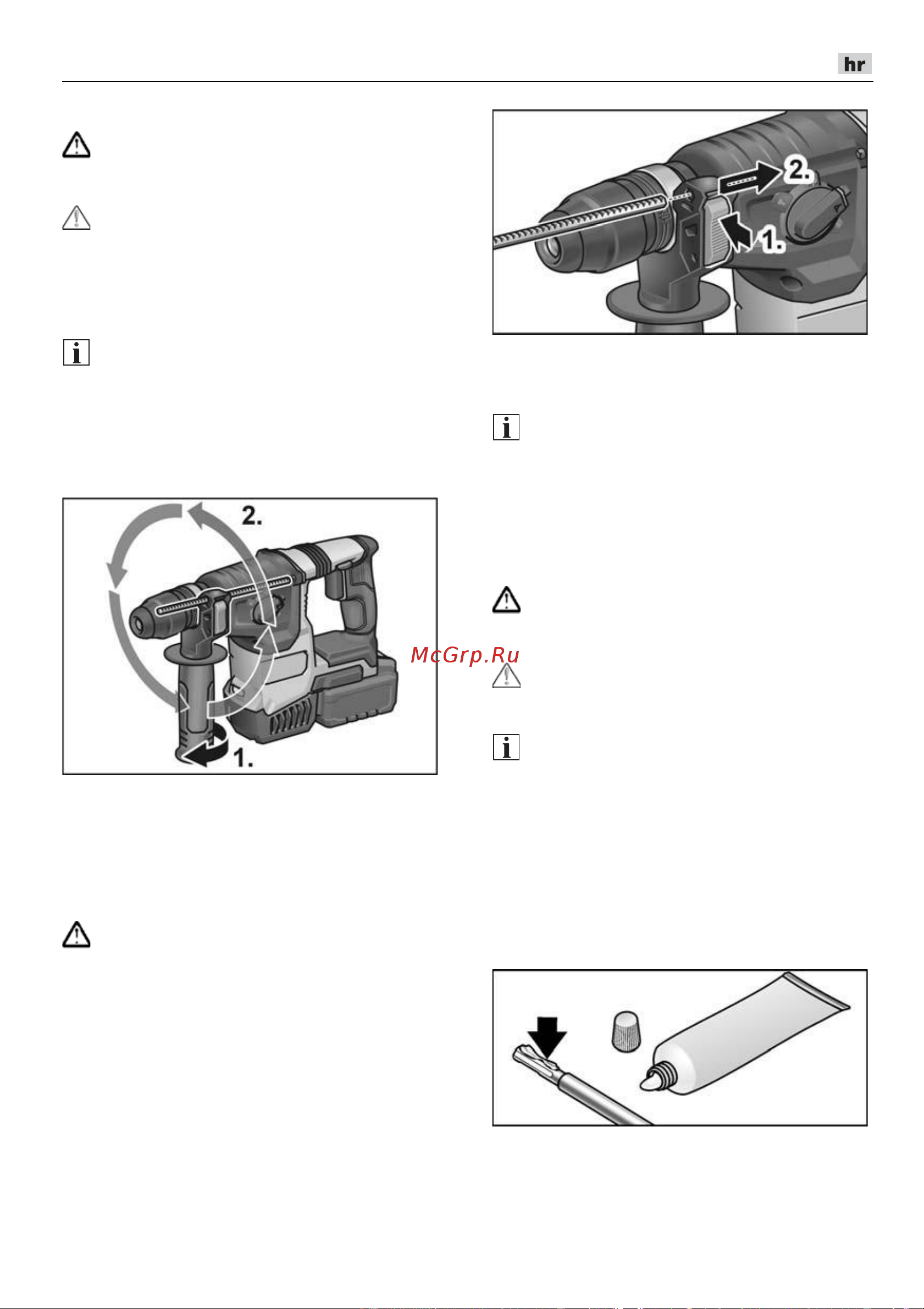 Flex CHE 2-26 18.0-EC C [181/264] Montaža graničnika dubine