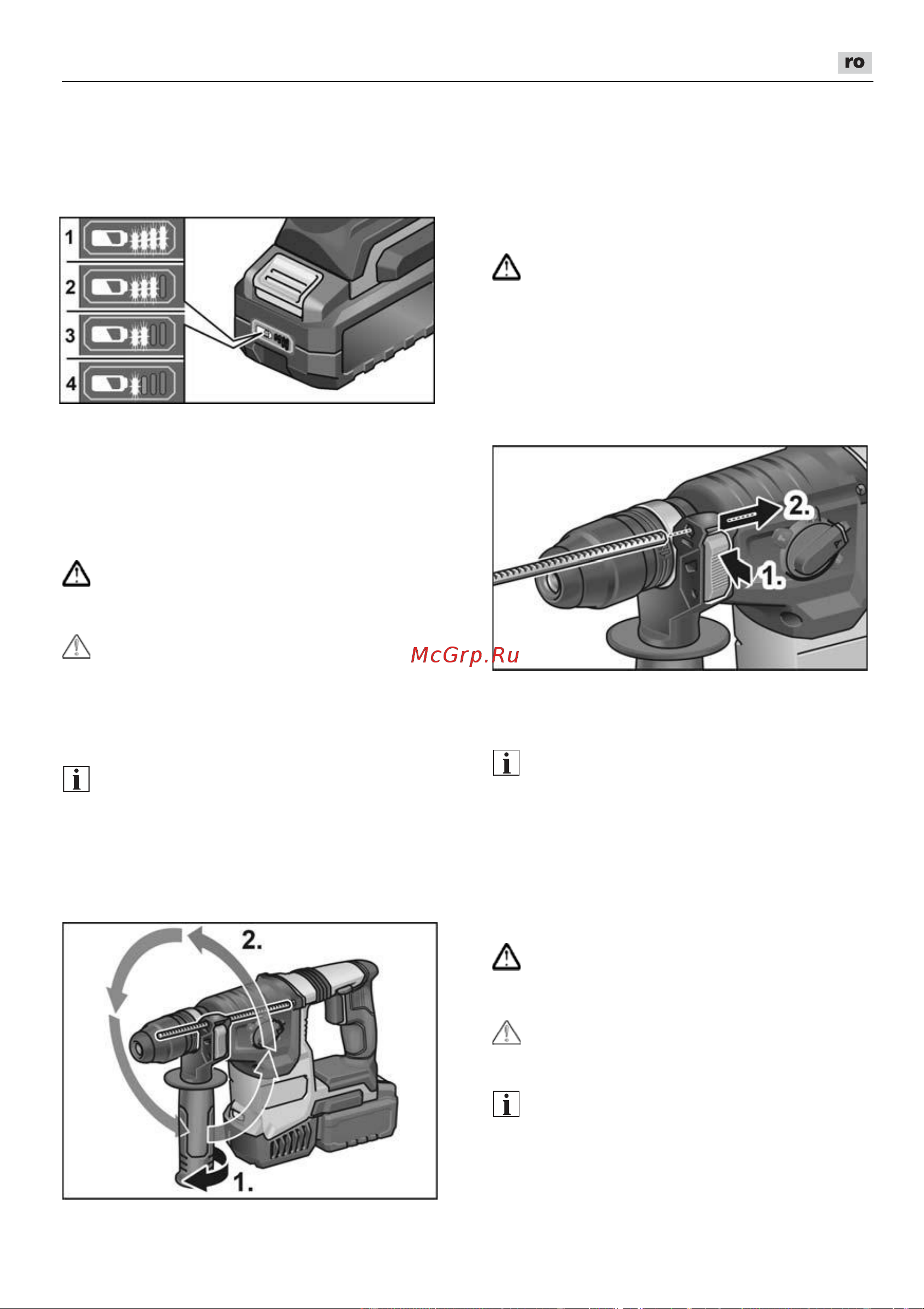 Flex CHE 2-26 18.0-EC C [199/264] Starea de încărcare a acumulatorului