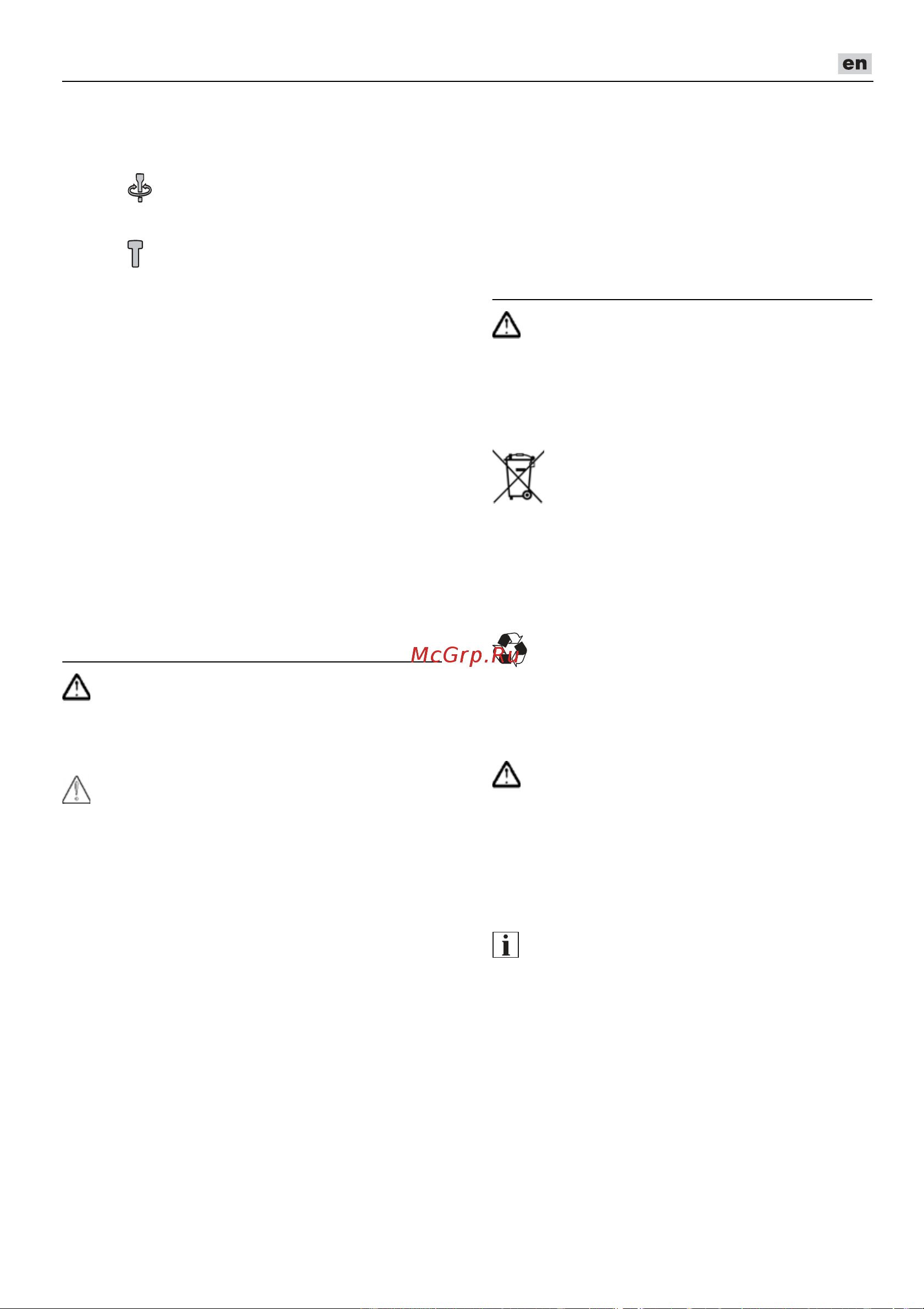 Flex CHE 2-26 18.0-EC C [21/264] Disposal information