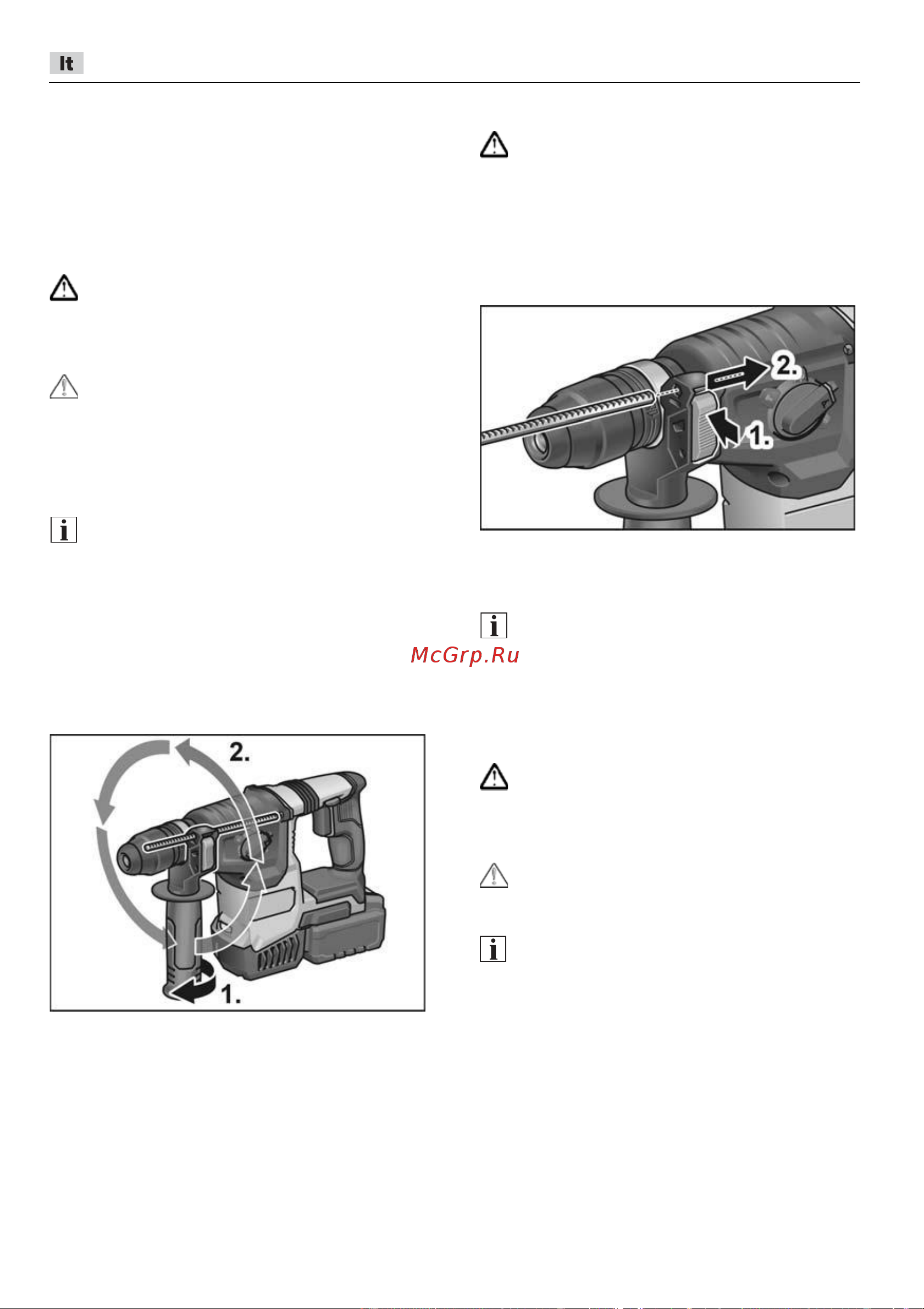 Flex CHE 2-26 18.0-EC [240/264] Gylio ribotuvo montavimas