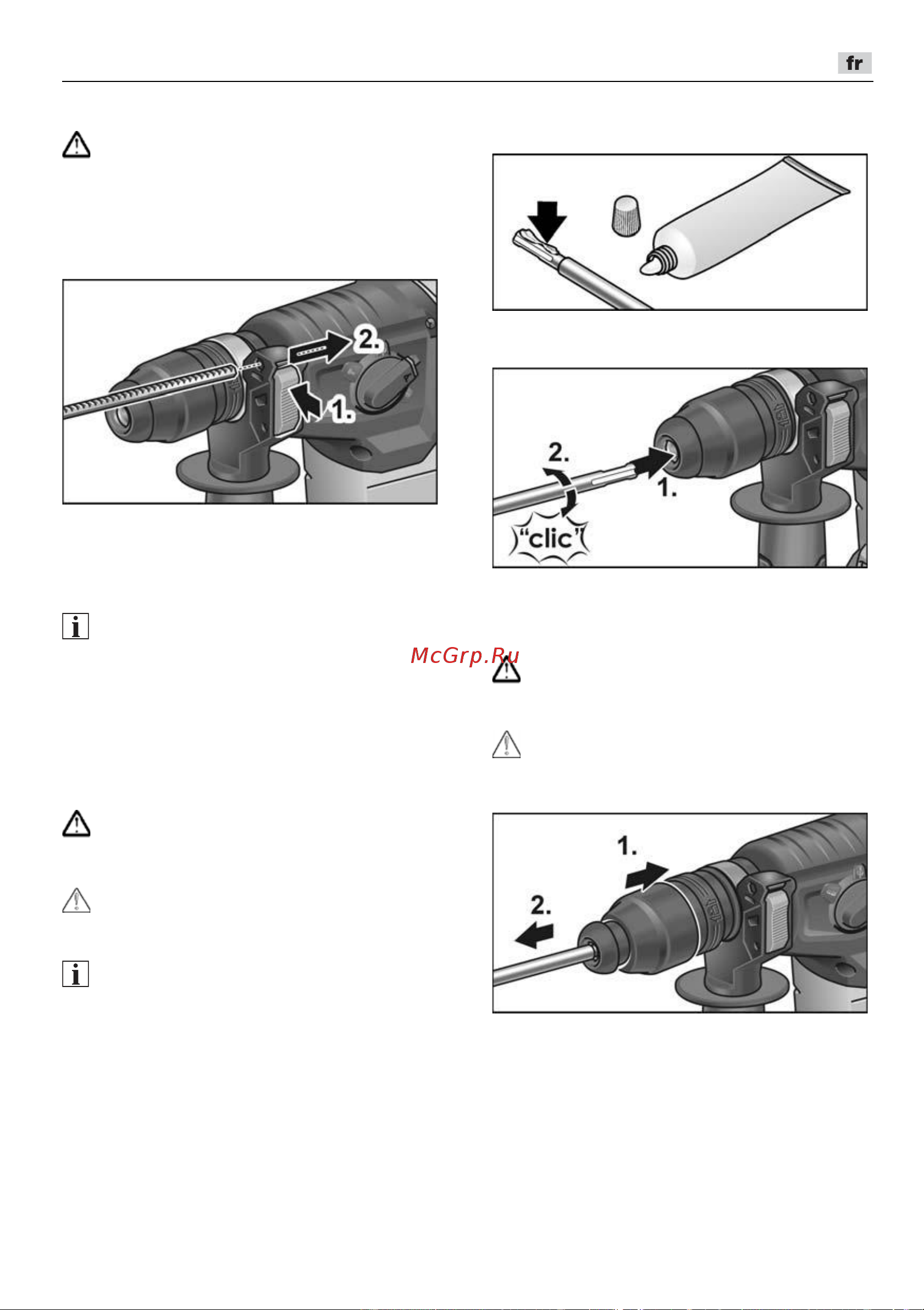 Flex CHE 2-26 18.0-EC C [29/264] Enlèvement des outils