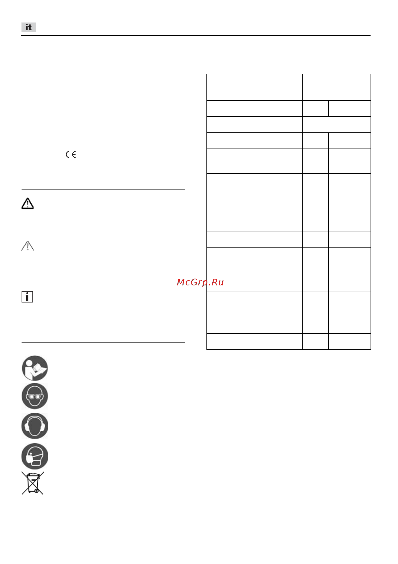 Flex CHE 2-26 18.0-EC [34/264] Dati tecnici