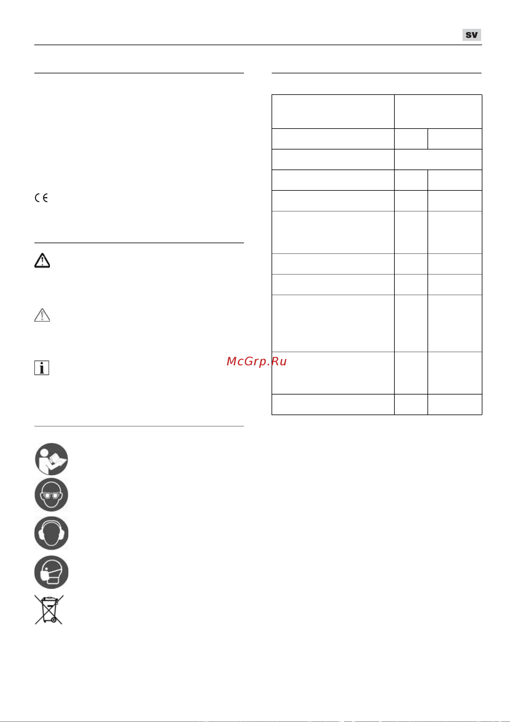 Flex CHE 2-26 18.0-EC C [95/264] Använda symboler