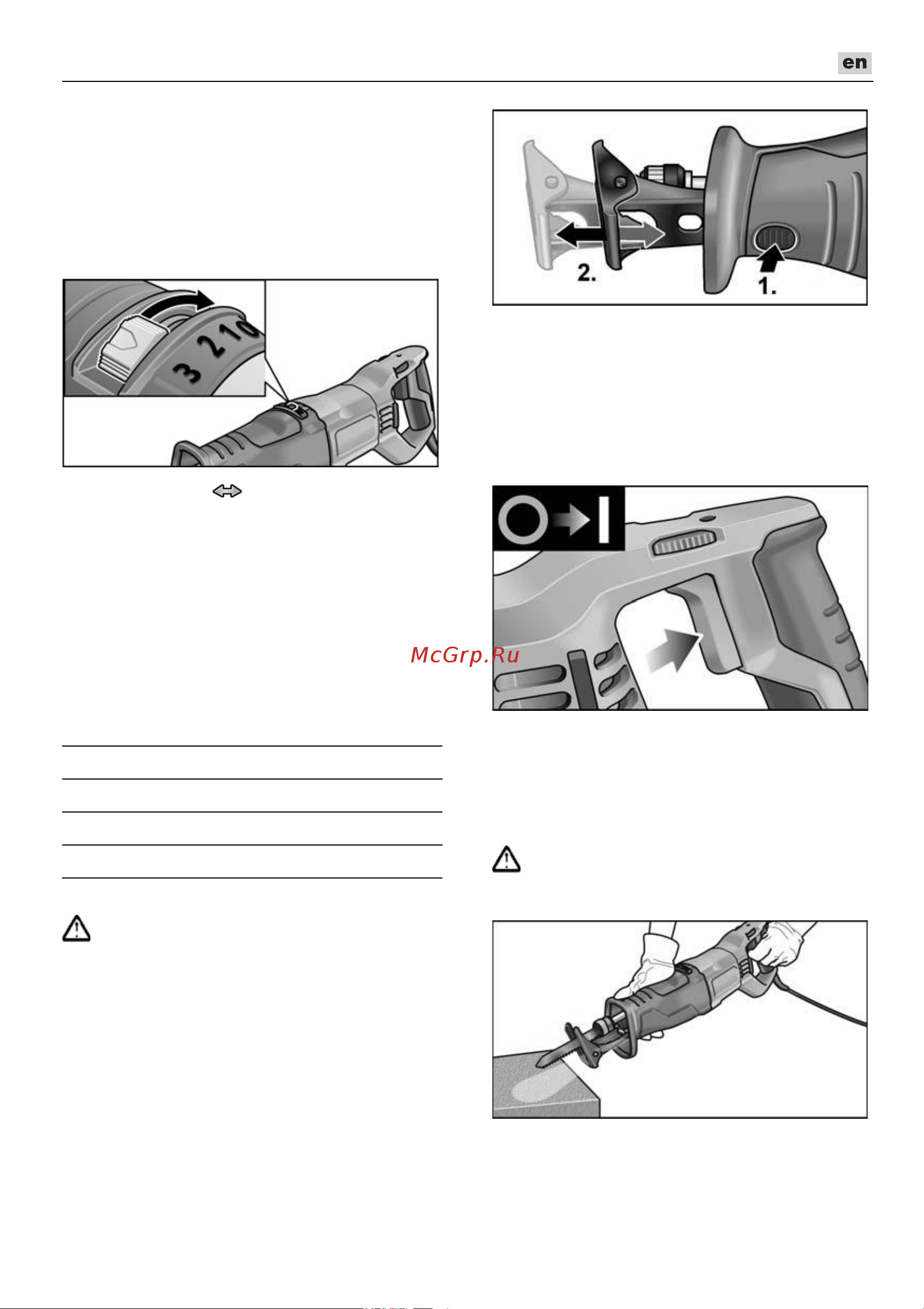 Flex RSP 13-32 [17/218] Adjusting the cutting support