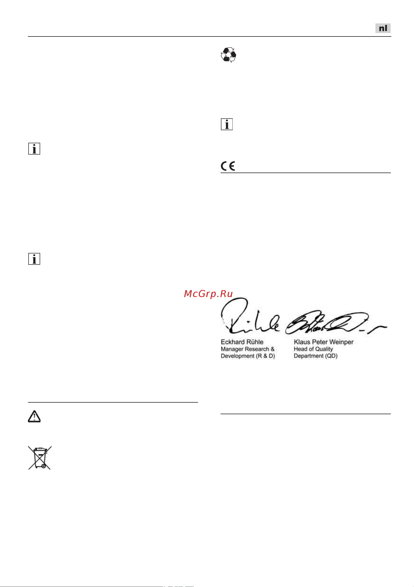 Flex RSP 13-32 [61/218] Conformiteit