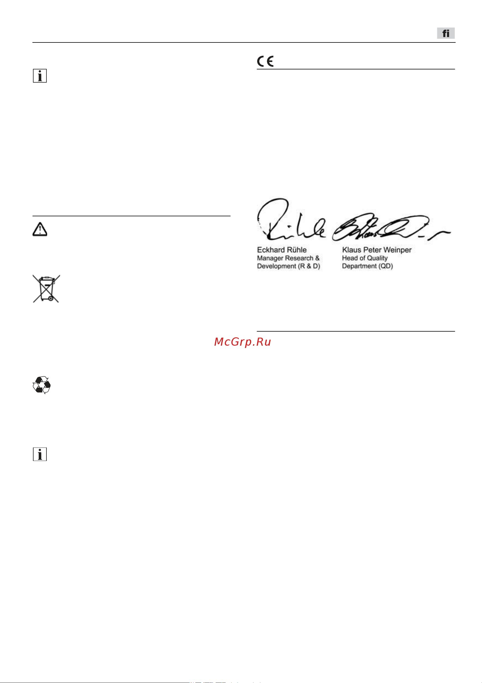 Flex RSP 13-32 [93/218] Vaatimustenmukaisuus