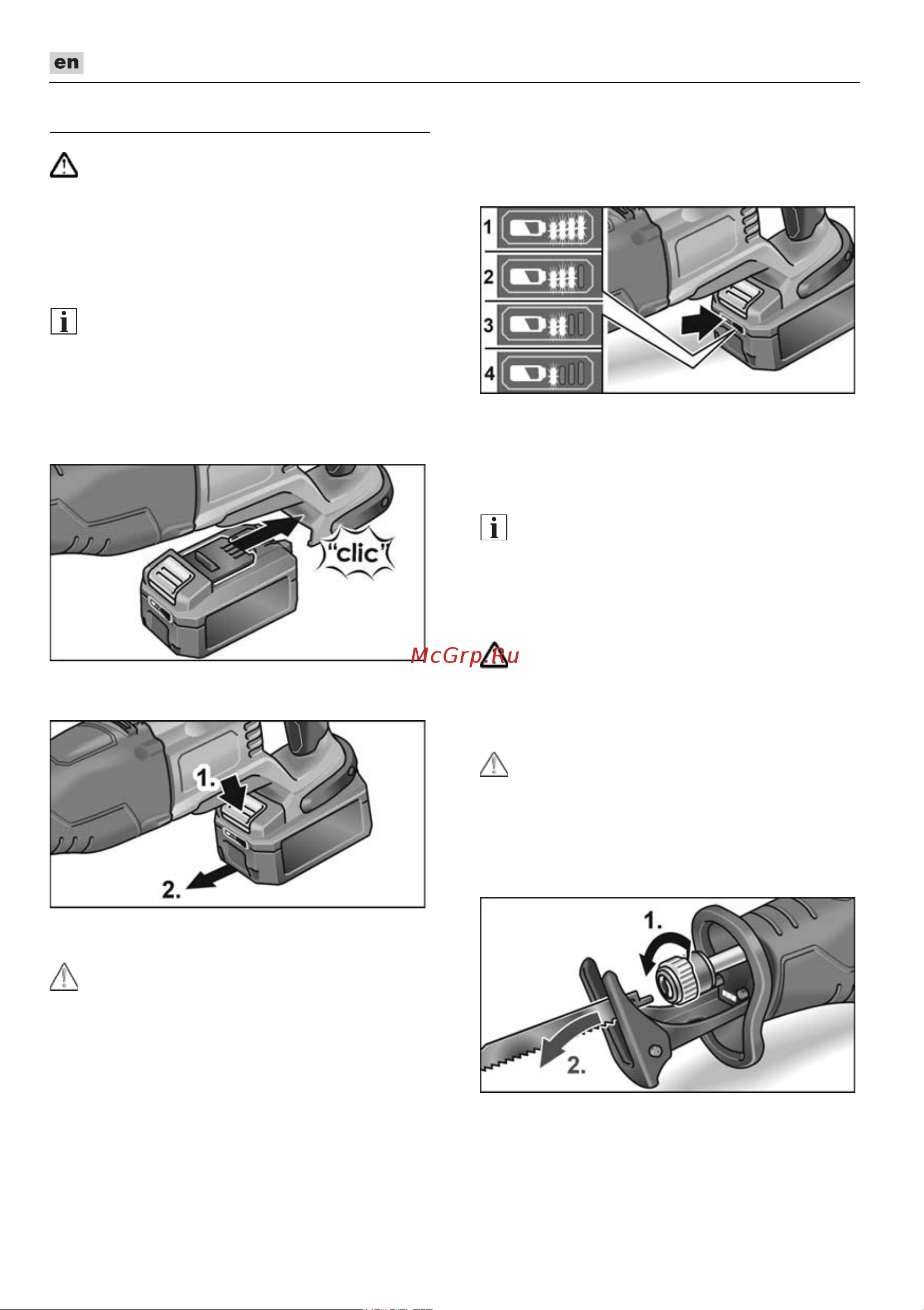Flex RSP DW 18.0-EC C [18/276] Instructions for use