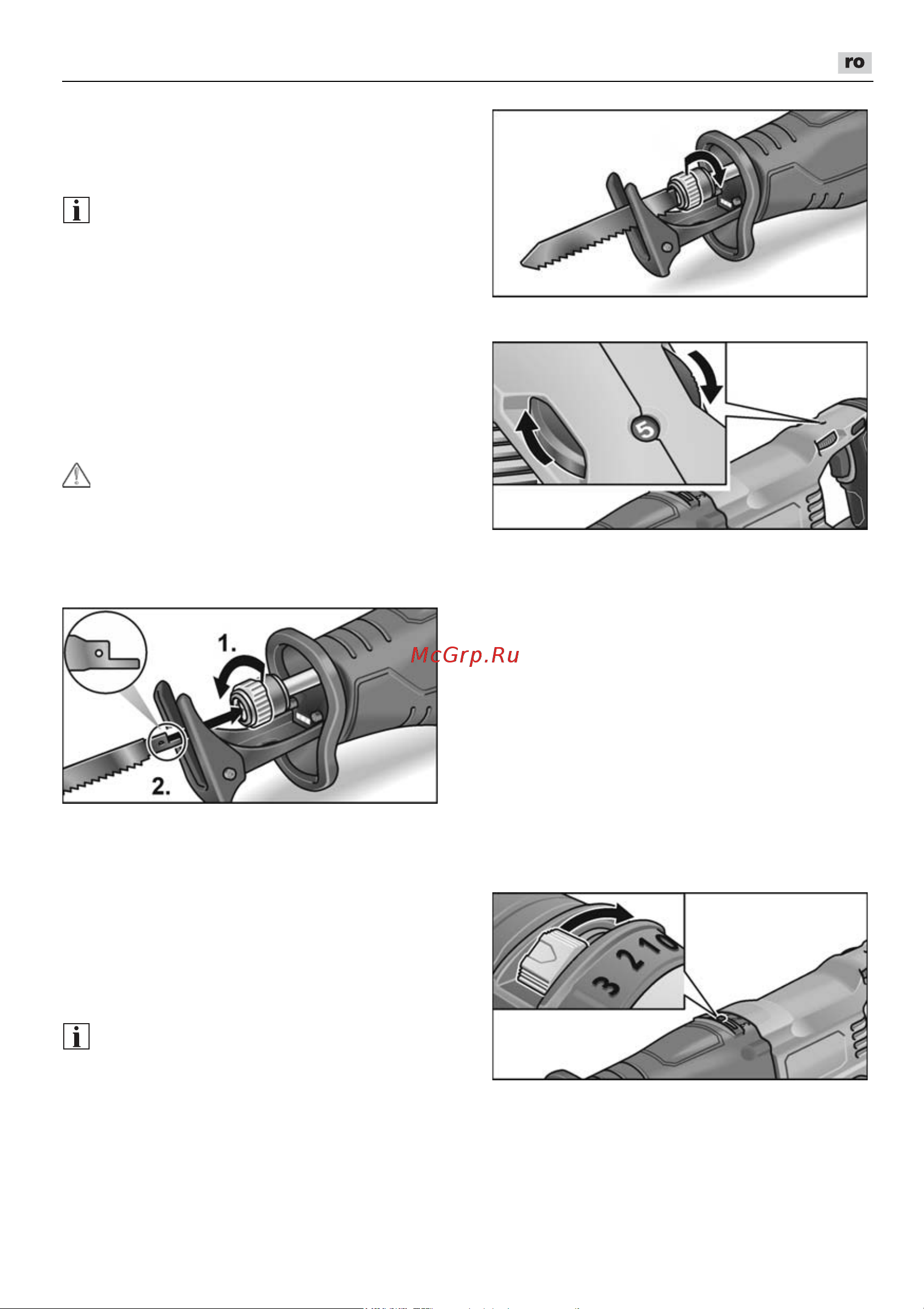 Flex RSP DW 18.0-EC C [207/276] Reglarea direcţiei de deplasare