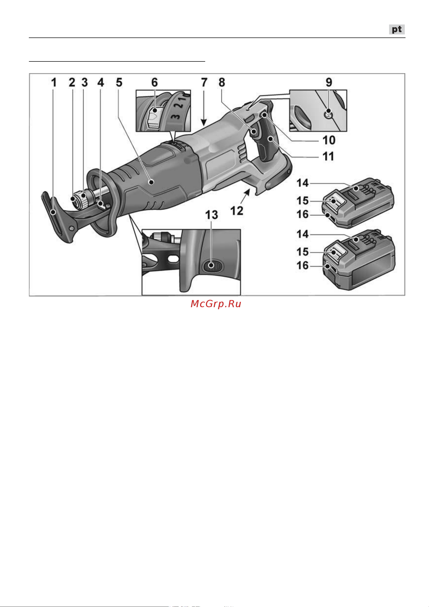 Flex RSP DW 18.0-EC C [57/276] Panorâmica da máquina