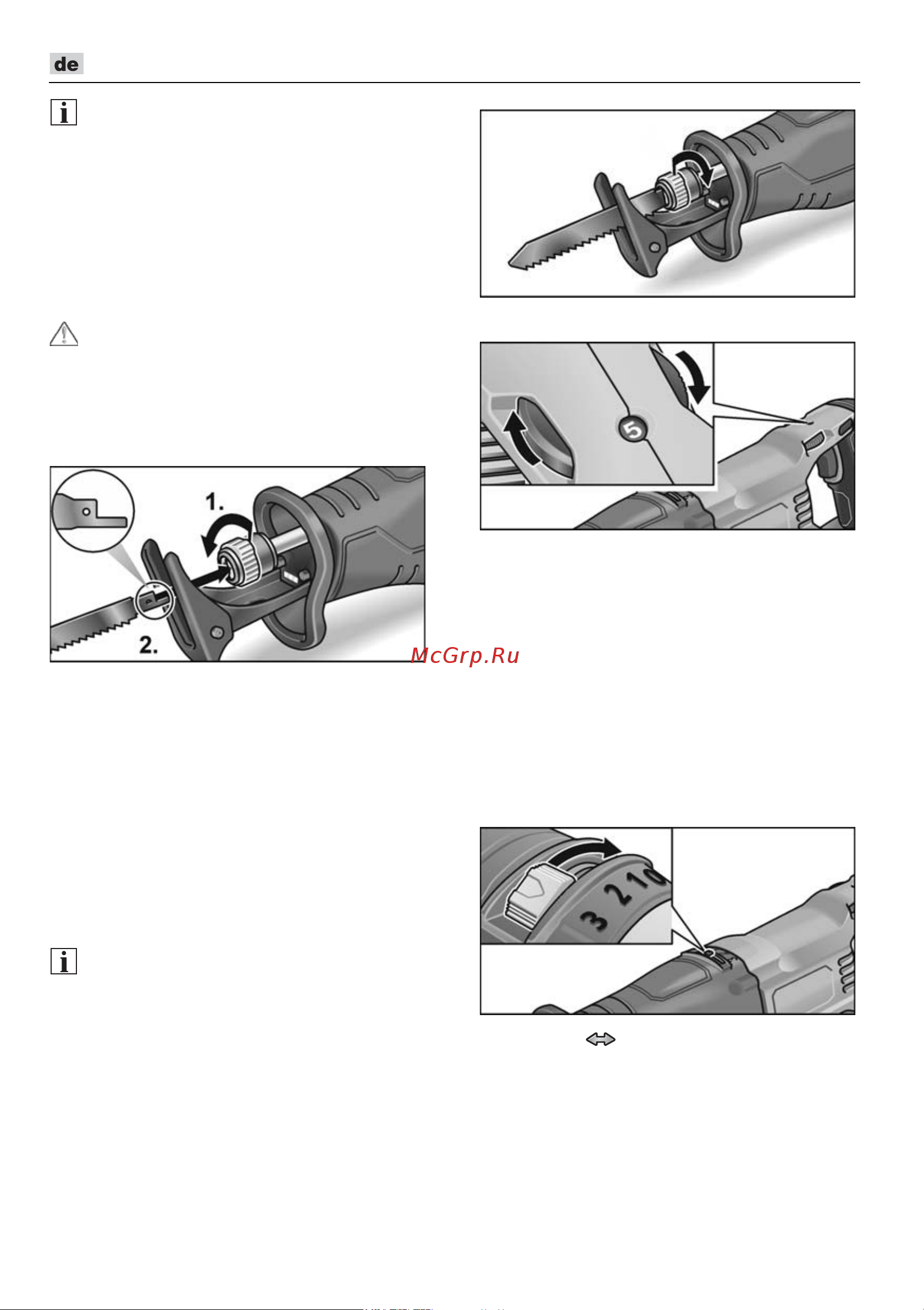 Flex RSP DW 18.0-EC C [8/276] Einstellung der hubart