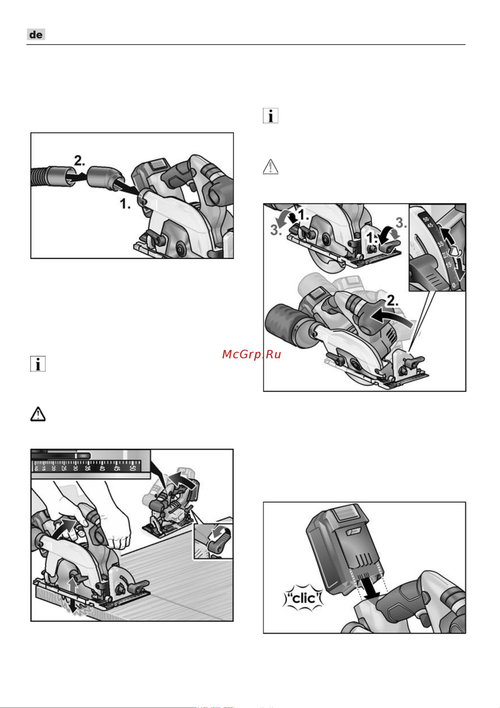 Flex CS 62 18.0-EC [10/330] Akku einsetzen wechseln