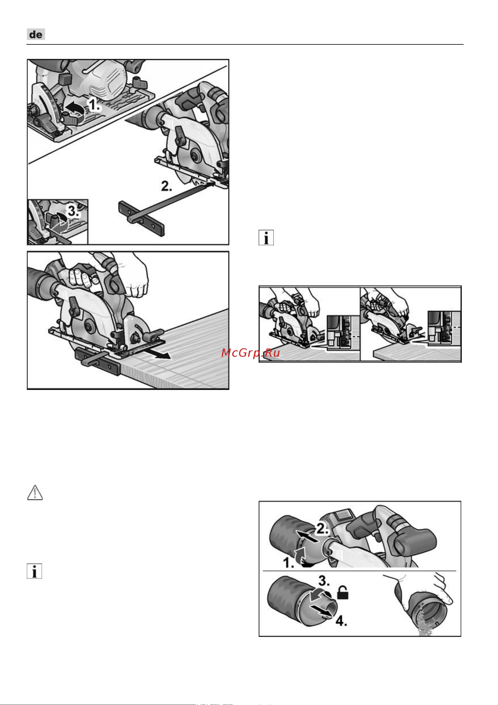 Flex CS 62 18.0-EC [12/330] Arbeiten mit dem elektrowerkzeug