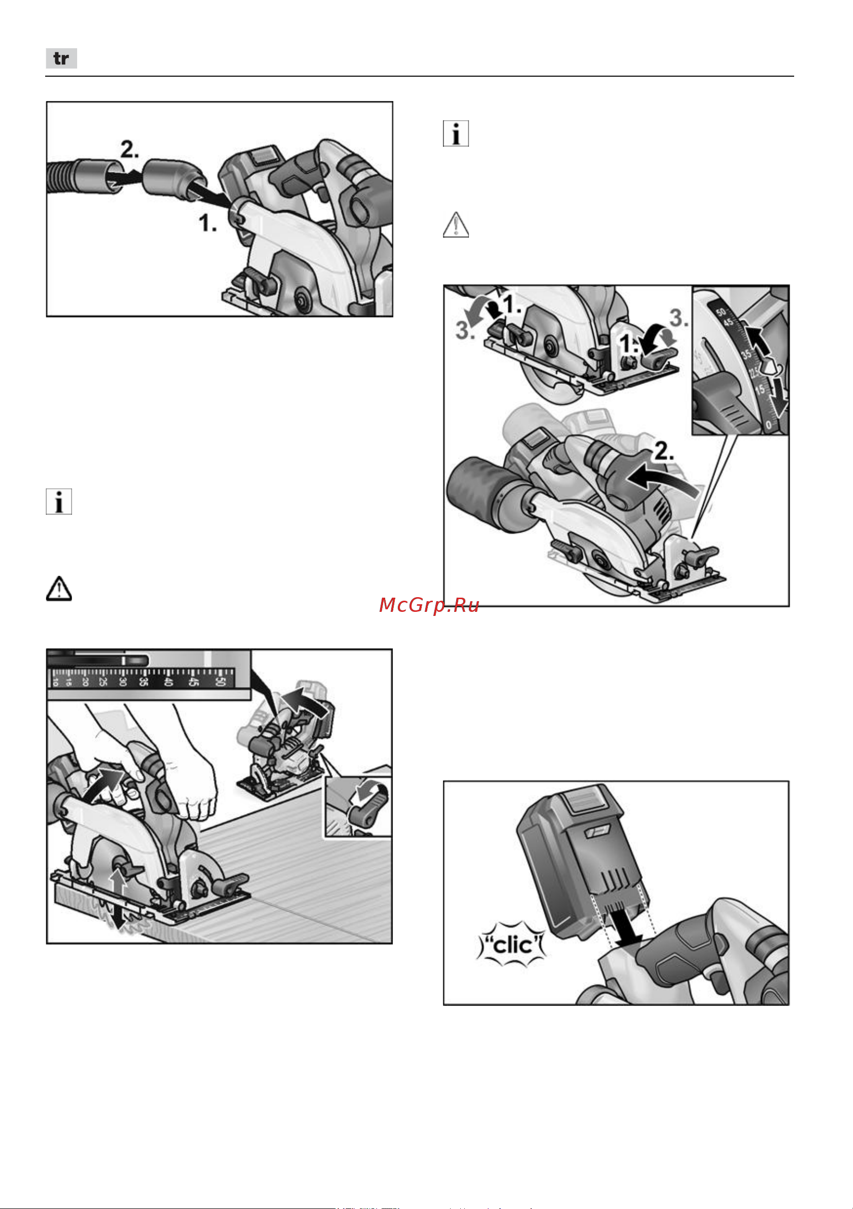 Flex CS 62 18.0-EC [162/330] Akünün takılması değiştirilmesi