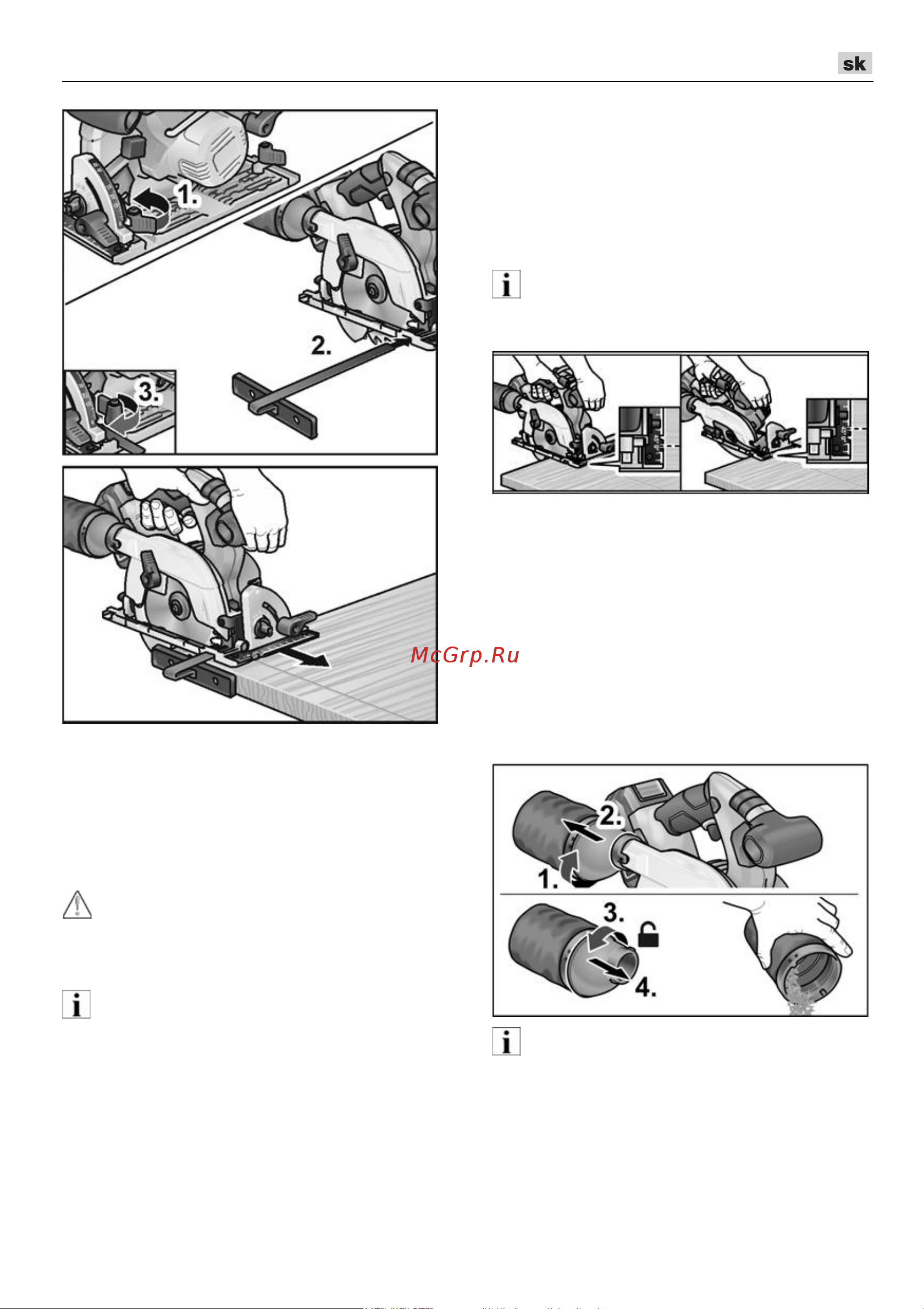Flex CS 62 18.0-EC [215/330] Práca s elektrickým náradím