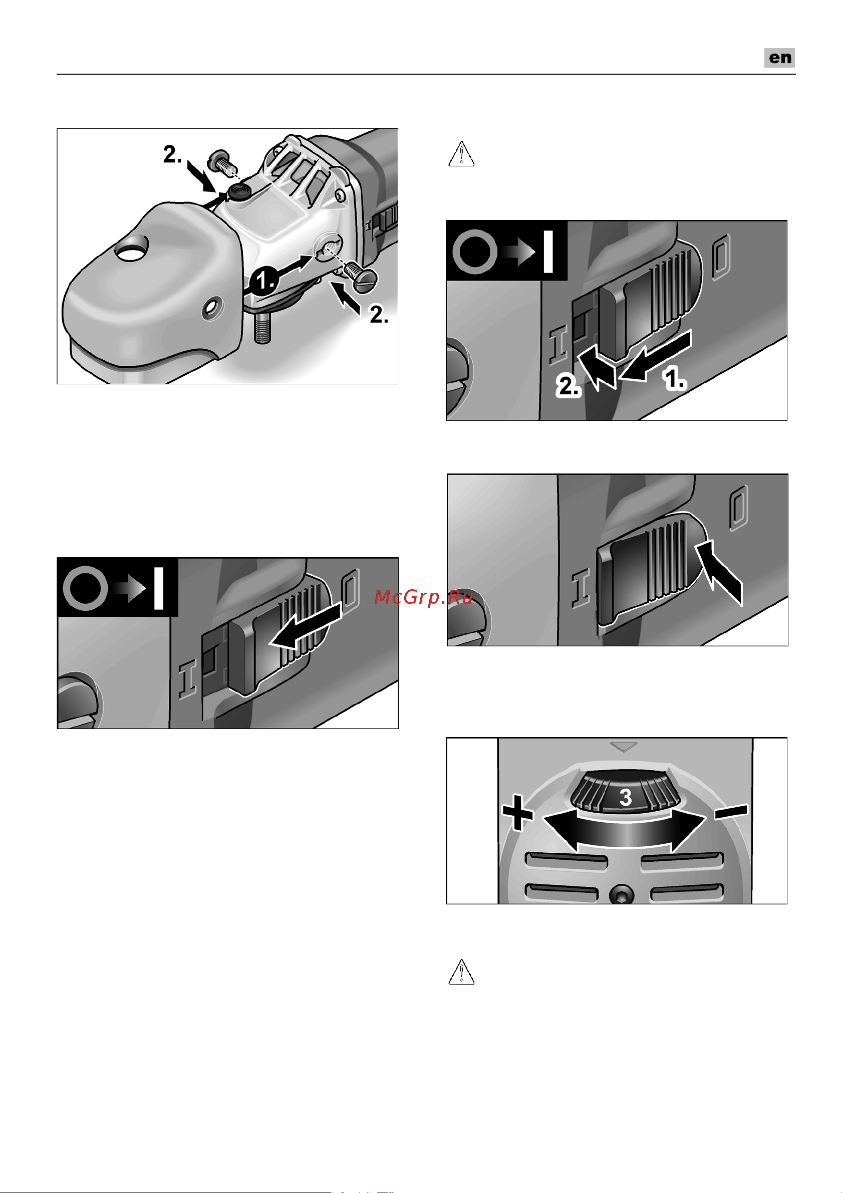 Flex PE 8-4 80 [17/176] Attach handle cover