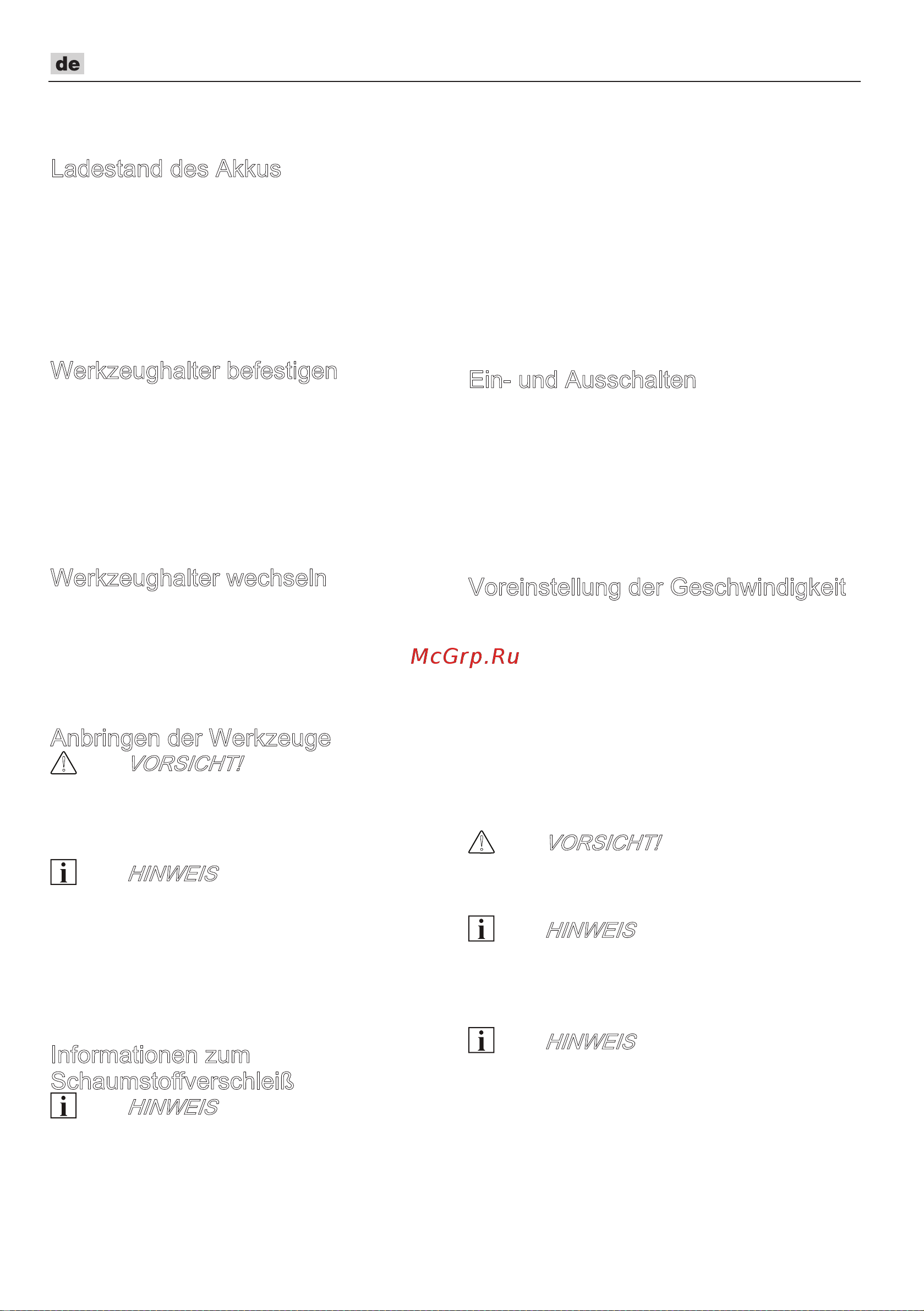 Flex PXE 80 10.8-EC [8/153] Anbringen der werkzeuge