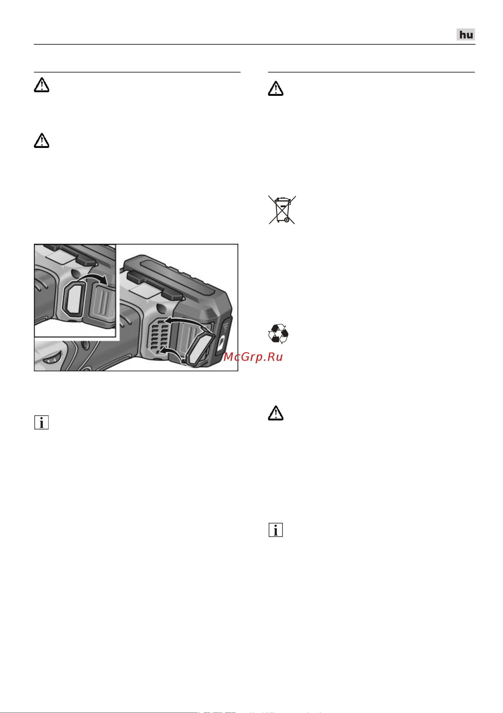 Flex PE 150 18.0-EC C [173/298] Karbantartás és ápolás