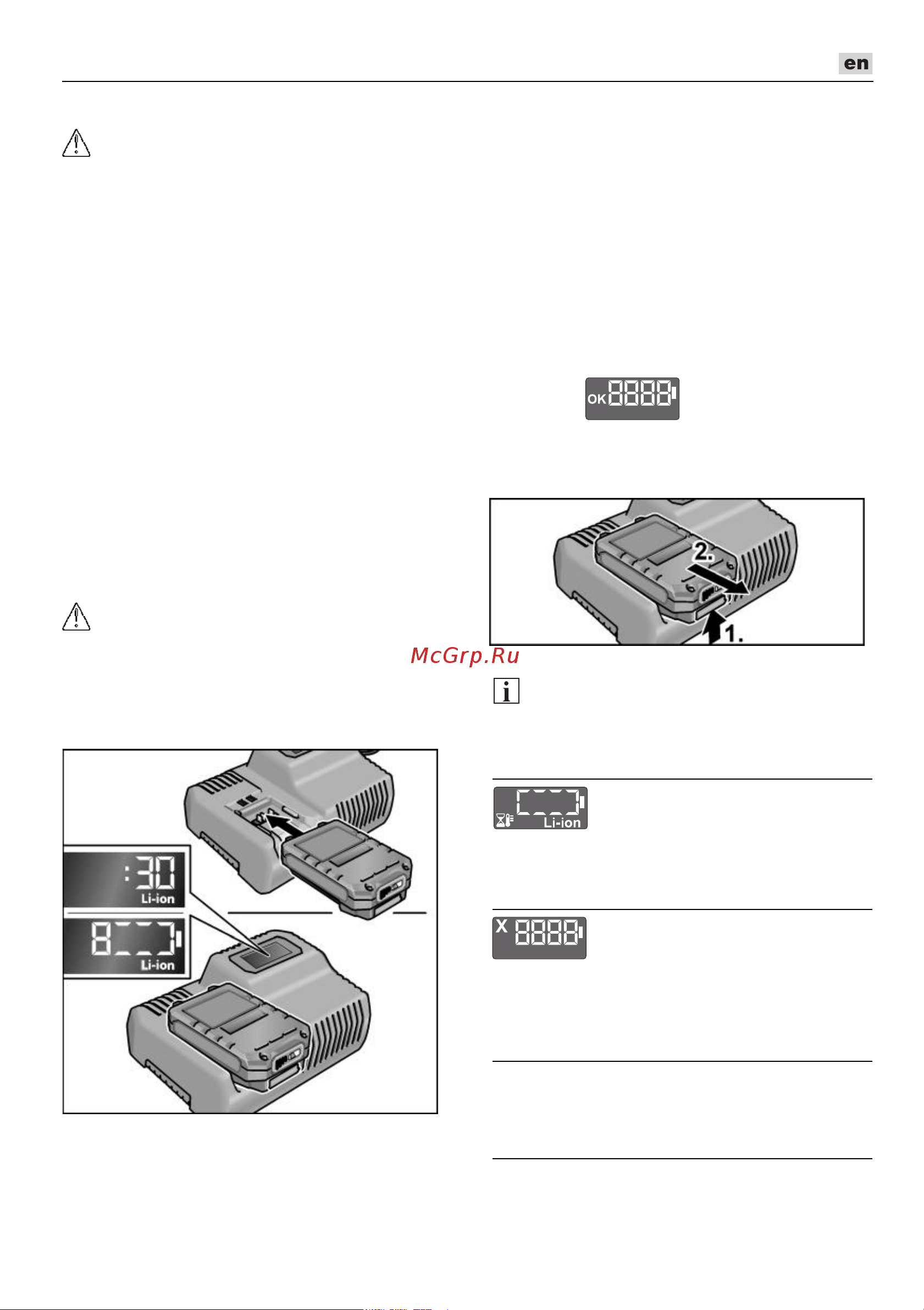 Flex PE 150 18.0-EC C [23/298] Charging process