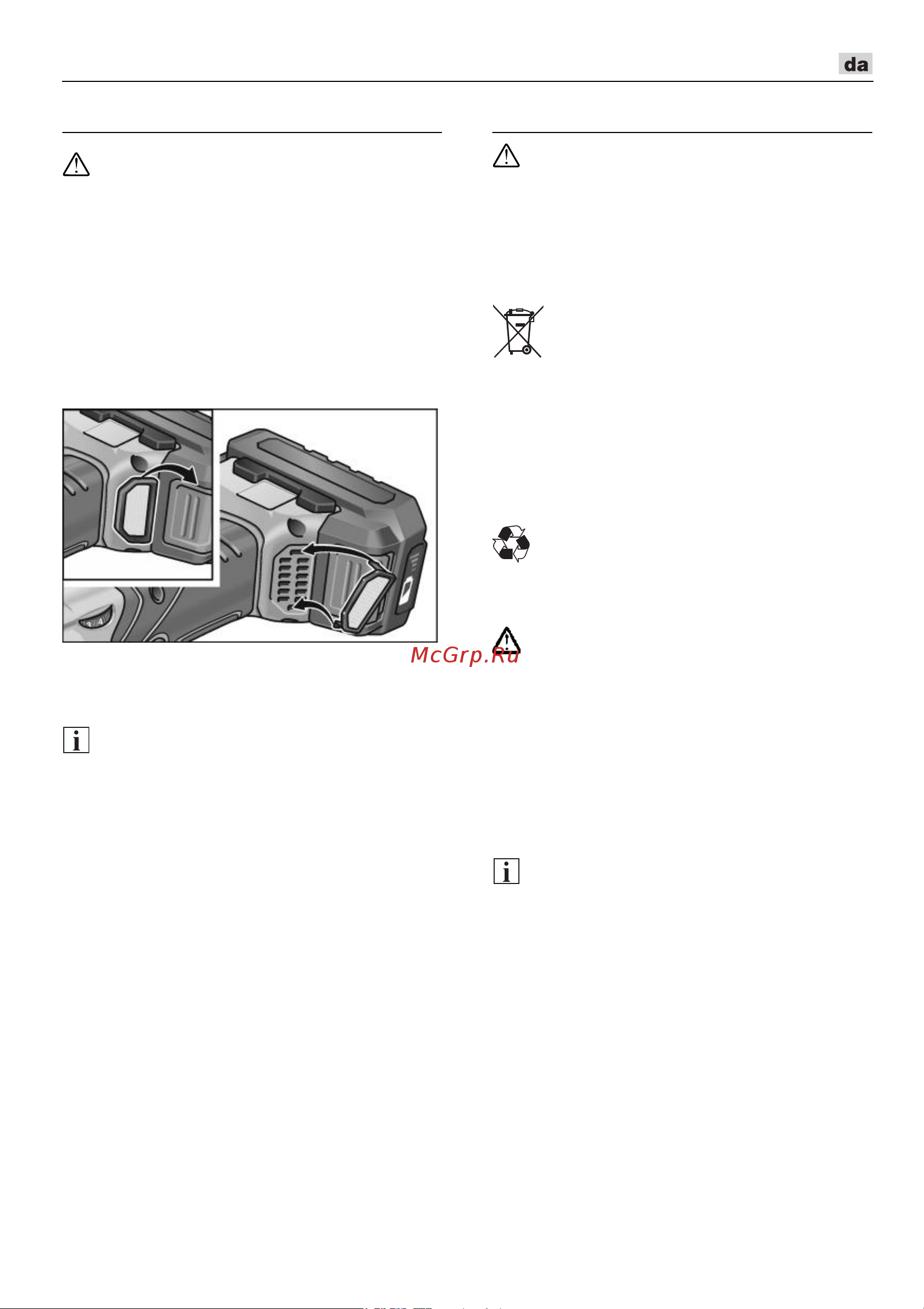 Flex PE 150 18.0-EC C [95/298] Bortskaffelseshenvisninger