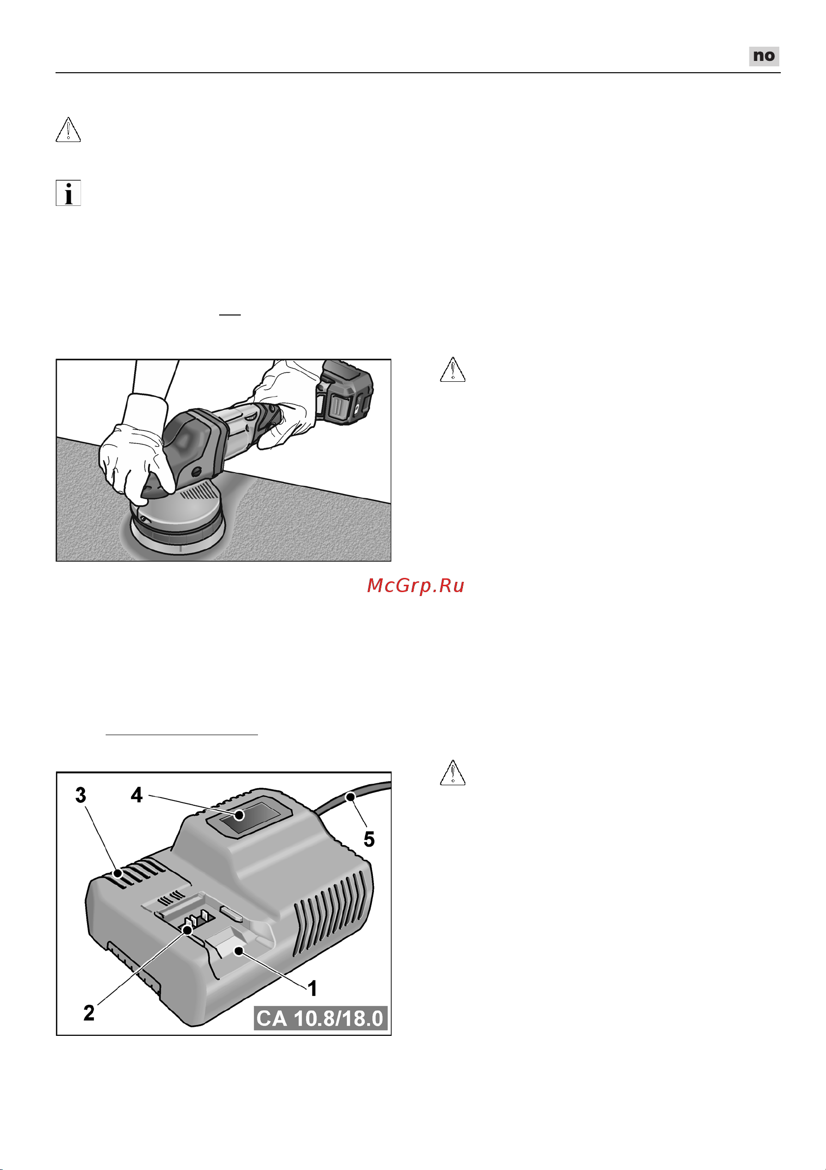 Flex XCE 8 125 18.0-EC C [107/308] Arbeidstips