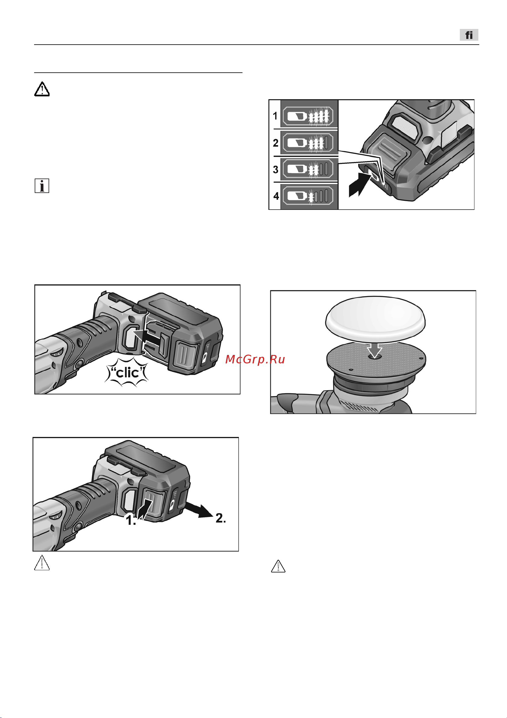 Flex XCE 8 125 18.0-EC C [127/308] Käyttöohjeet