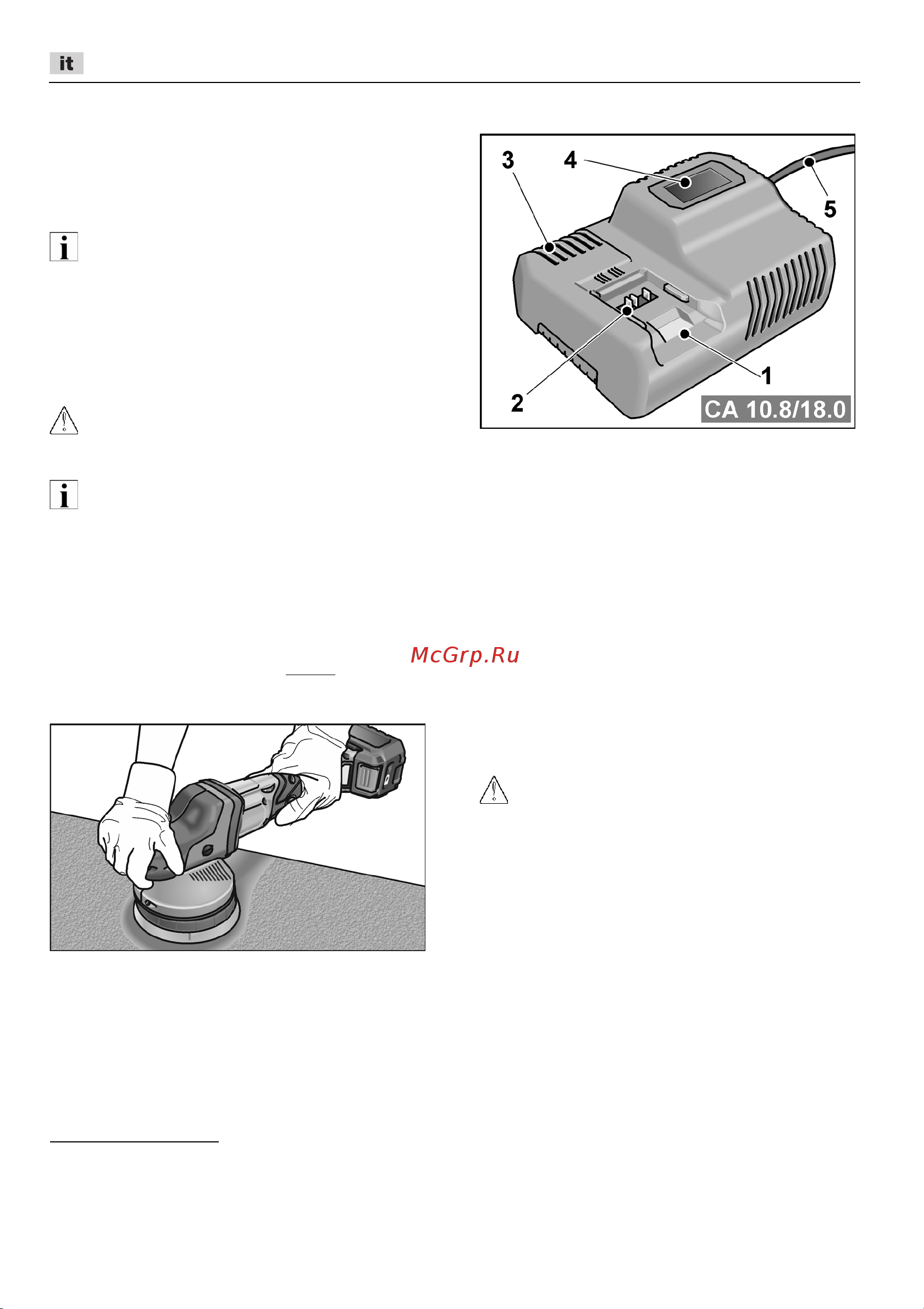 Flex XCE 8 125 18.0-EC C [46/308] Caricabatteria