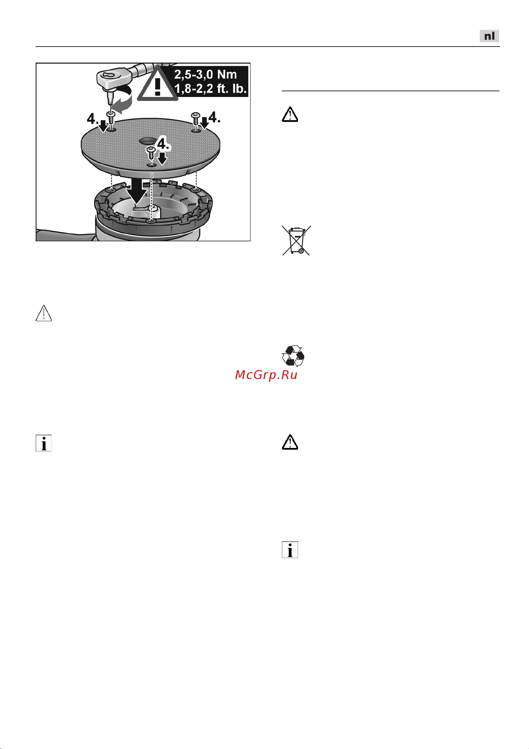 Flex XCE 8 125 18.0-EC C [87/308] Afvoeren van verpakking en machine