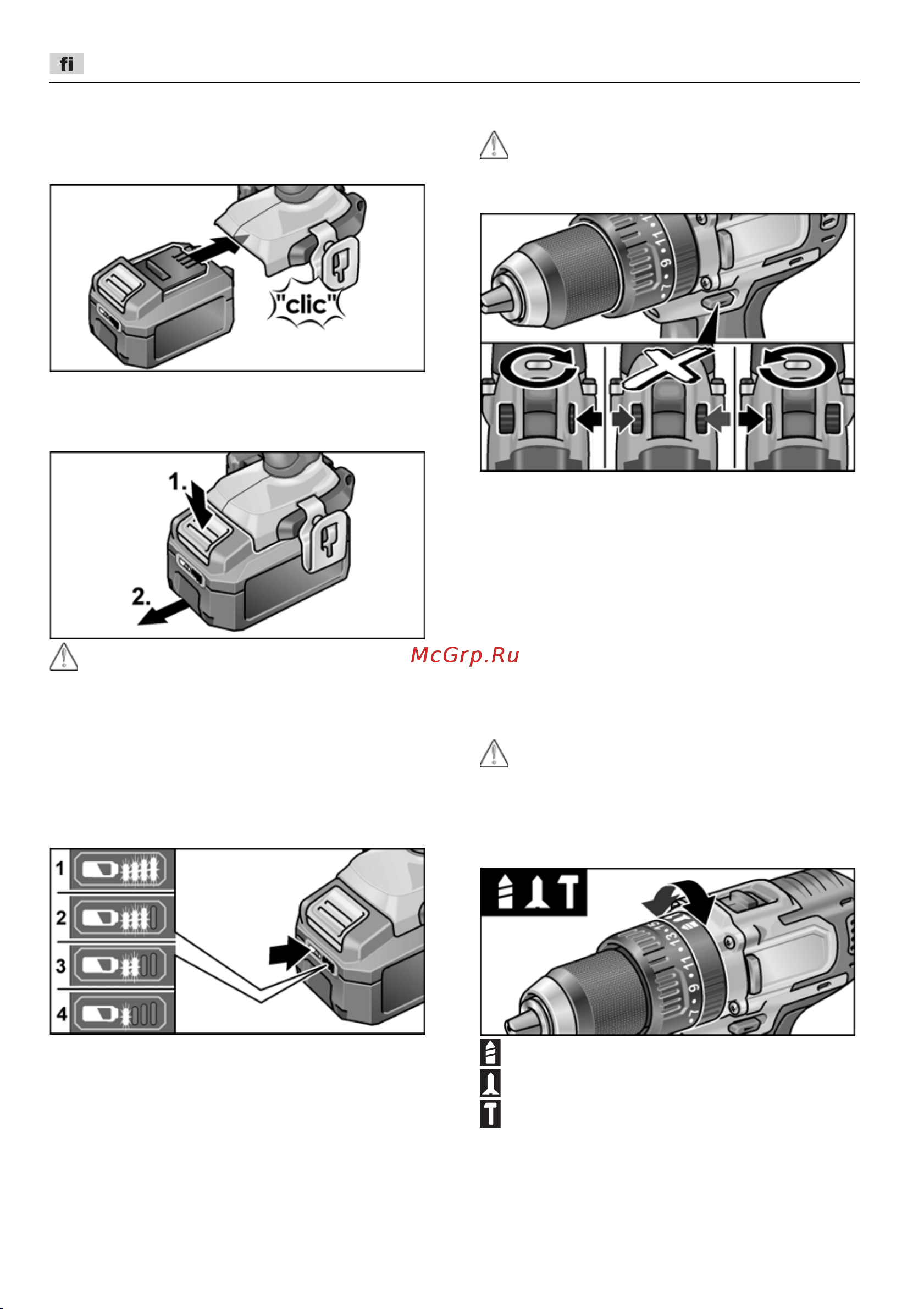 Flex PD 2G 10.8-EC [134/328] Akun kiinnitys vaihto