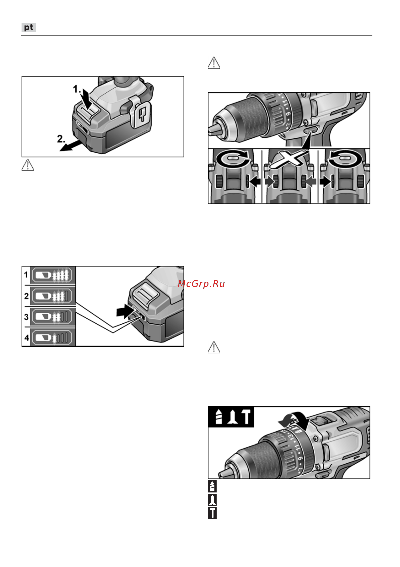 Flex PD 2G 10.8-EC [74/328] Estado de carga do acumulador