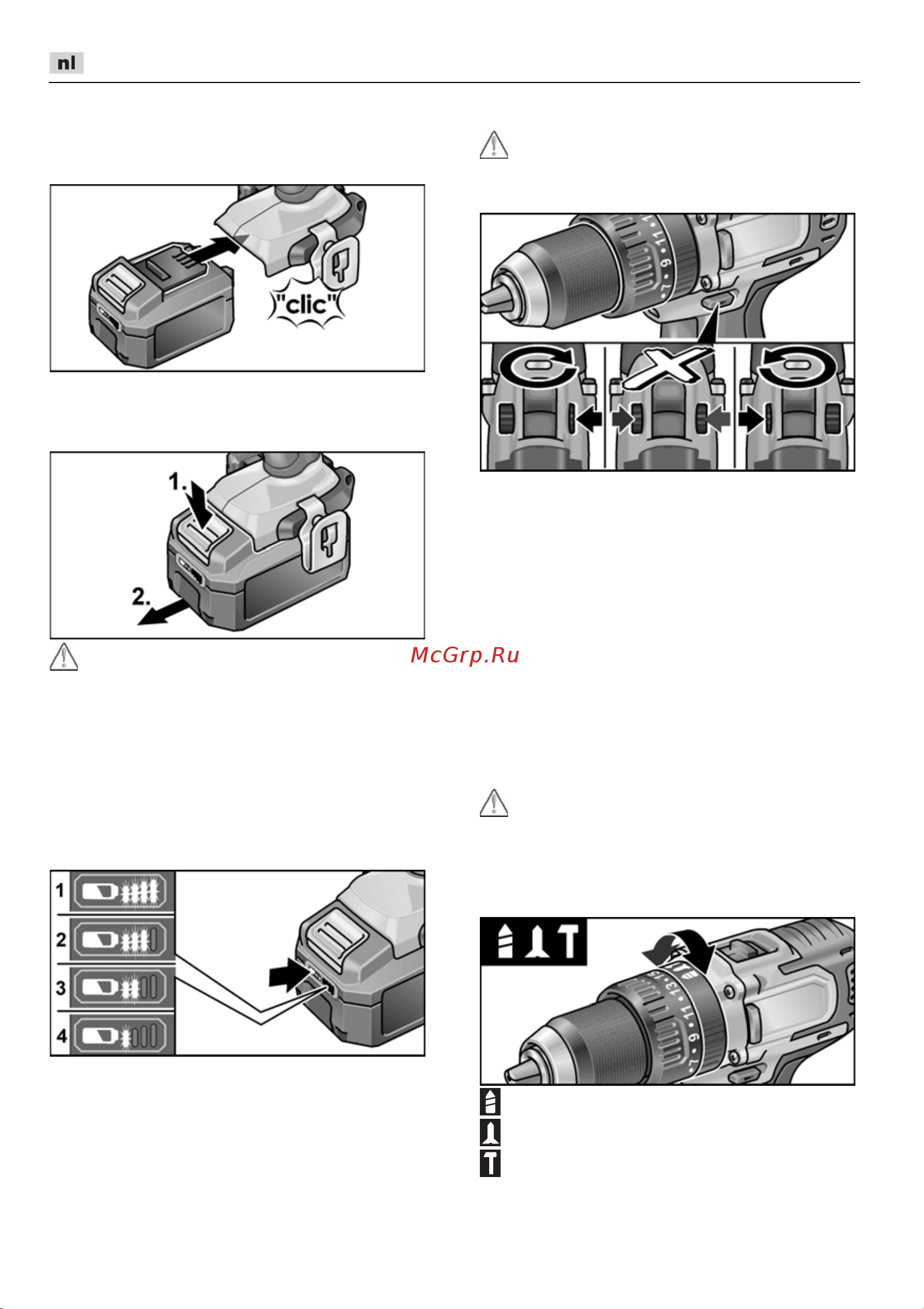 Flex PD 2G 10.8-EC [86/328] Accu plaatsen vervangen