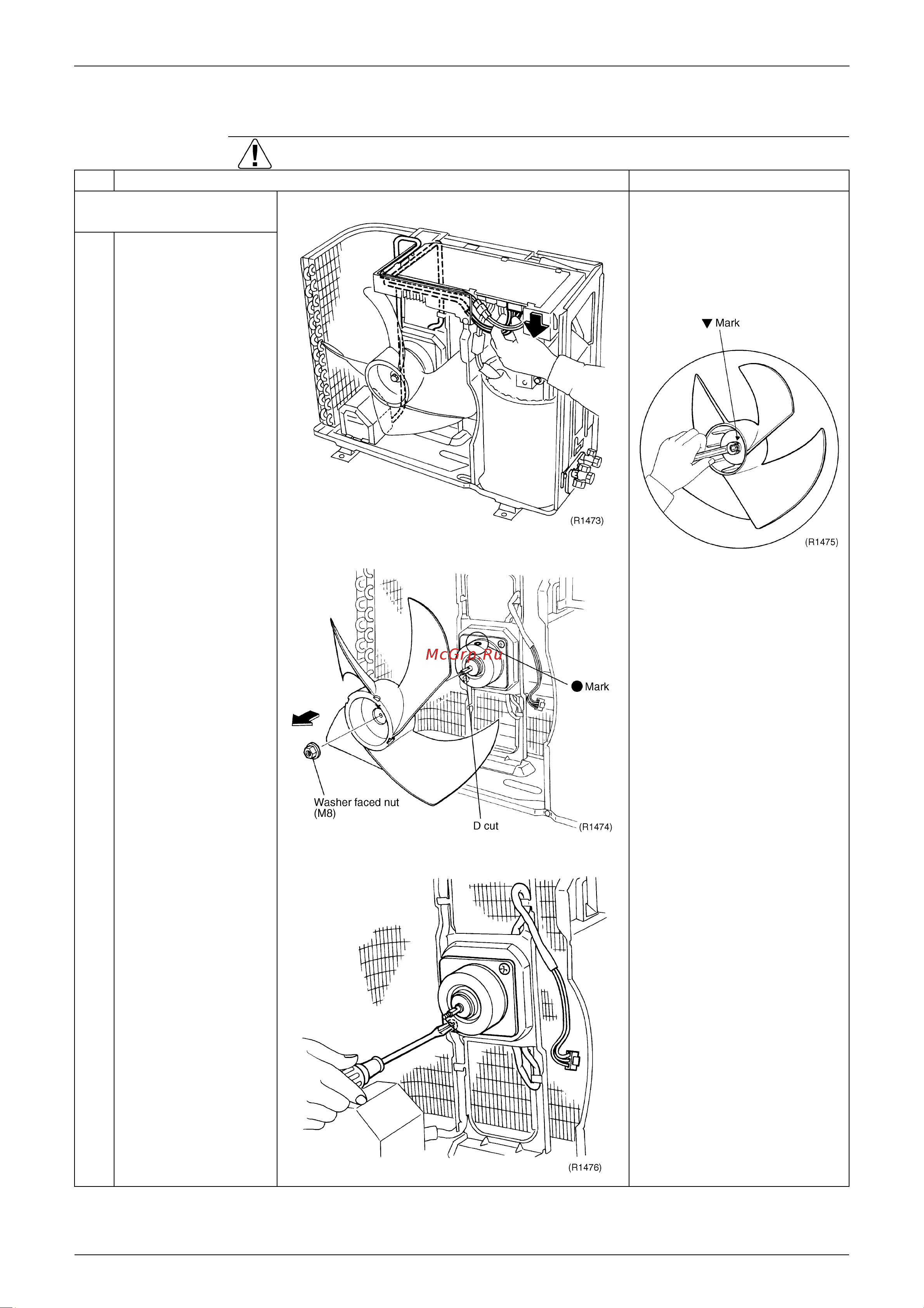 Daikin RS60BVMB [145/170] Removal of propeller fan and fan motor