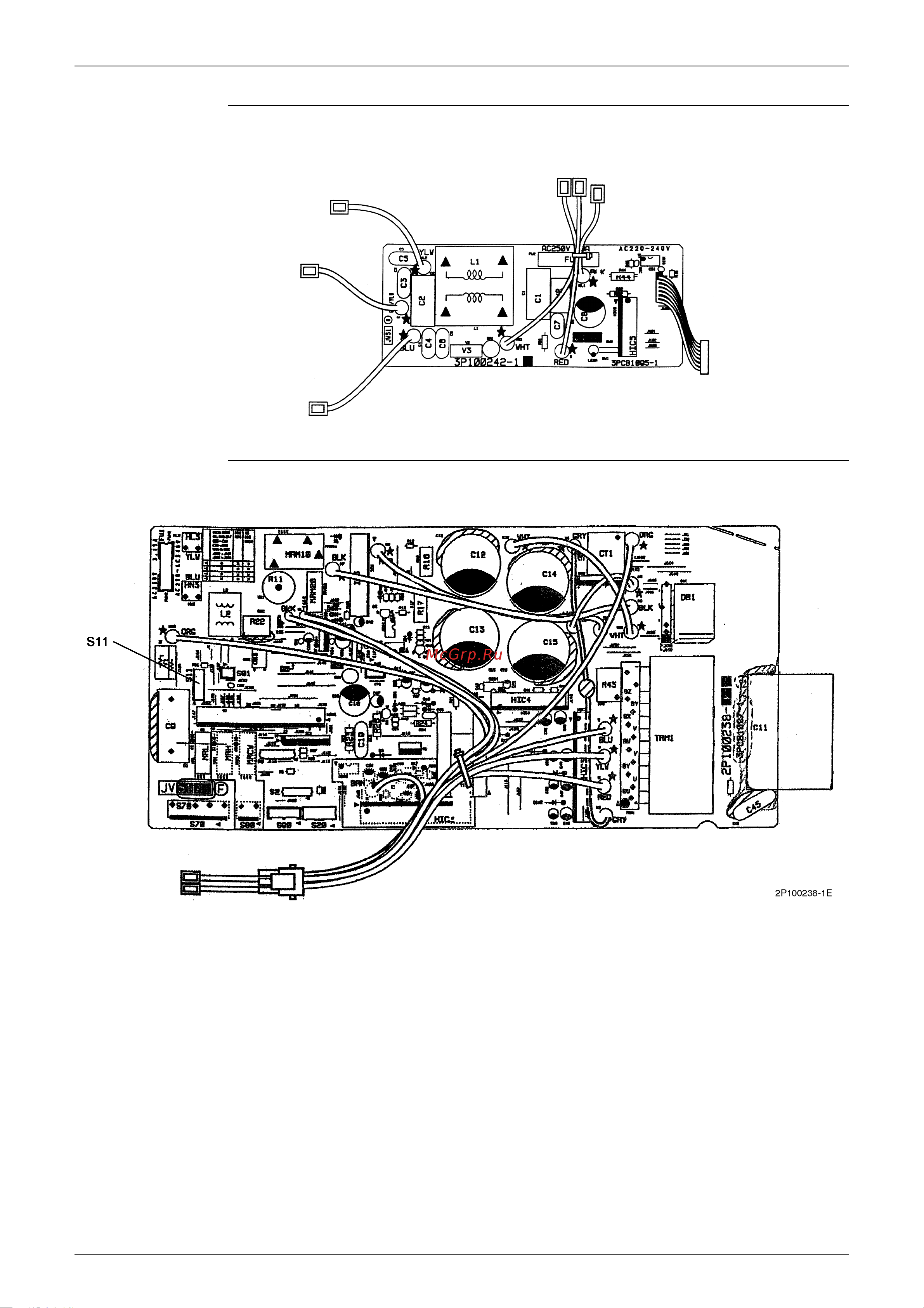 Daikin RS60BVMB [20/170] Detail of pcb 1