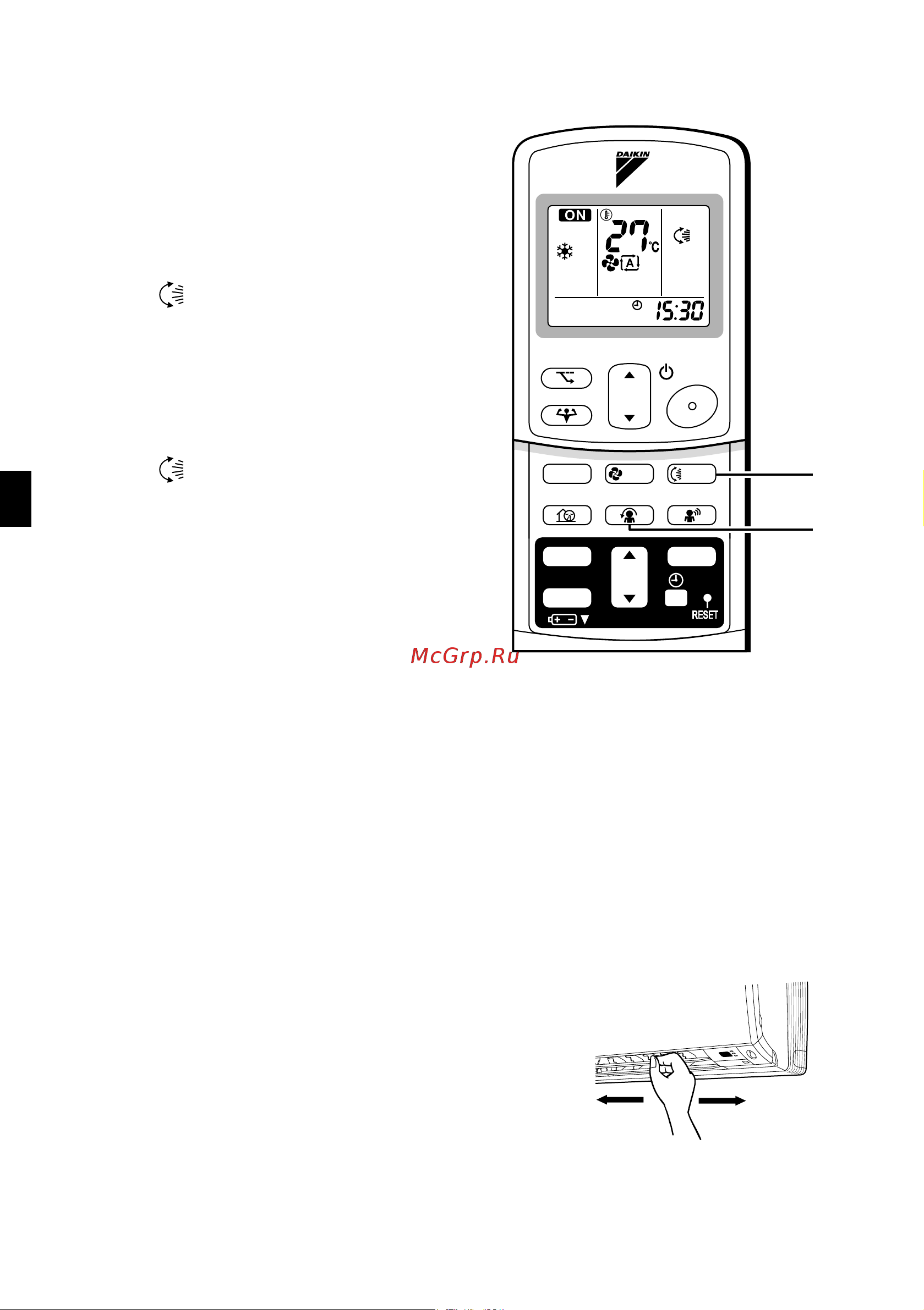 Daikin FTKS20D3VMW [13/32] Adjusting the airflow direction