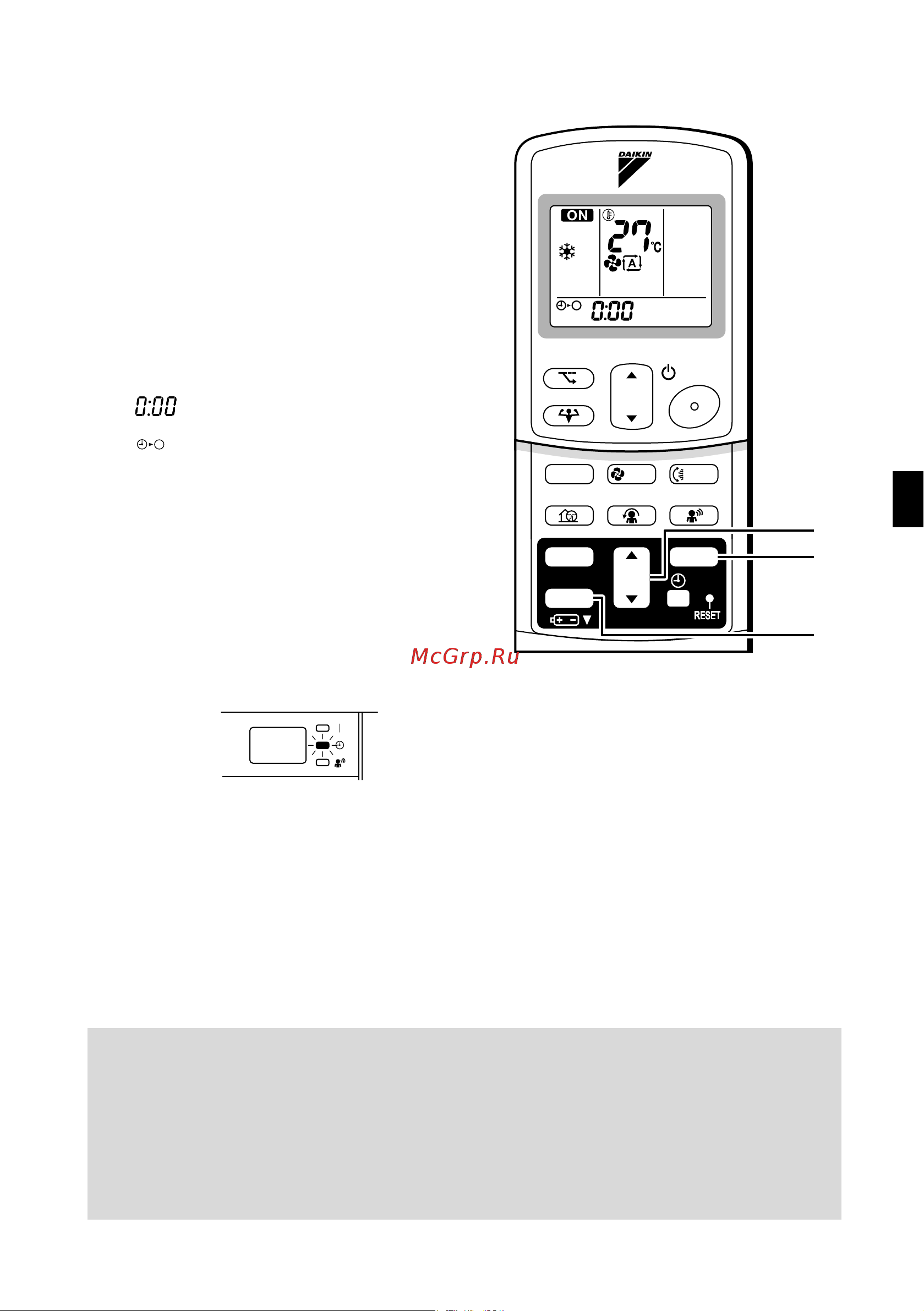 Daikin FTXS20D3VML [20/32] Timer operation