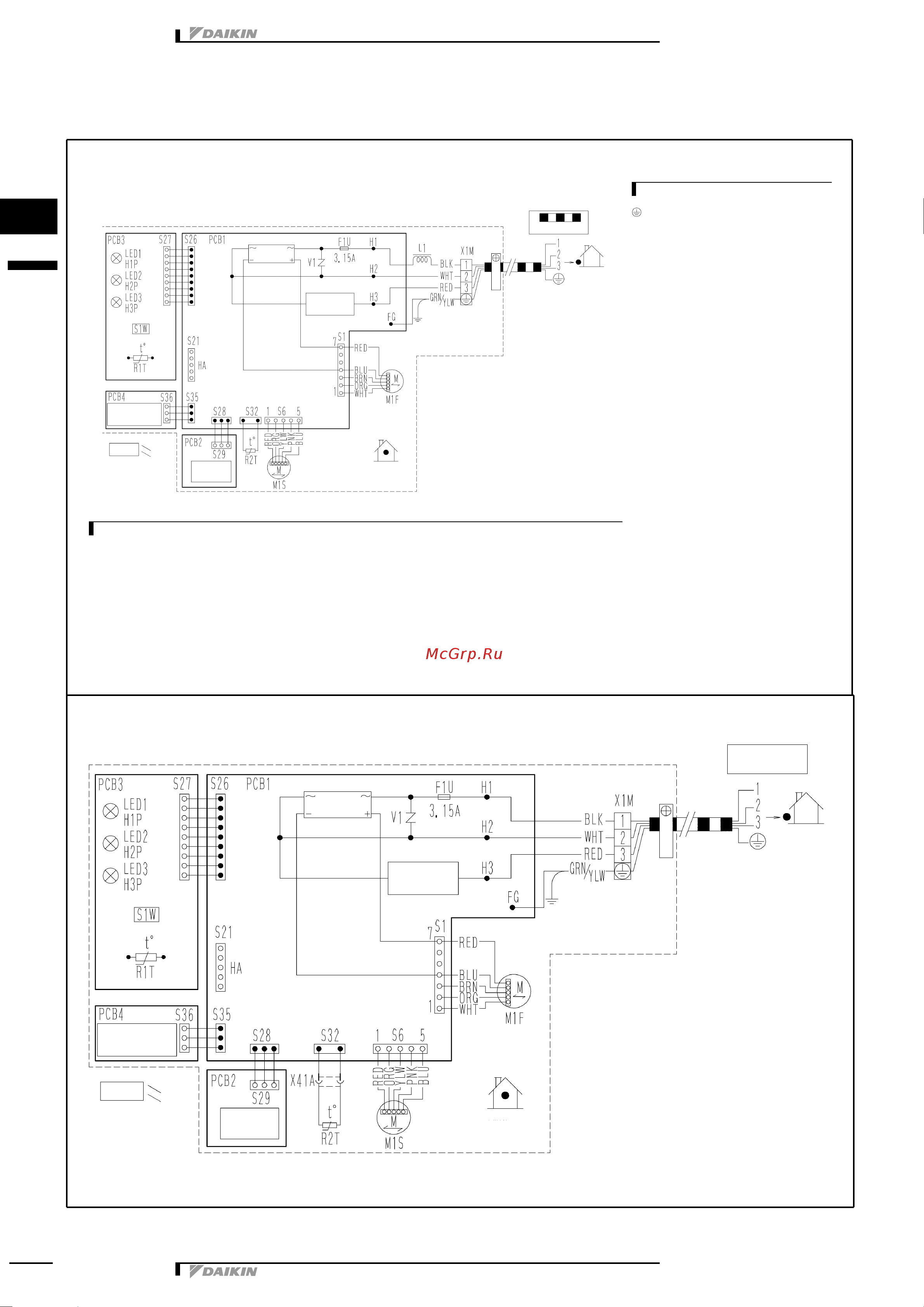 Daikin FTXS20D3VMW [7/24] Wiring diagram