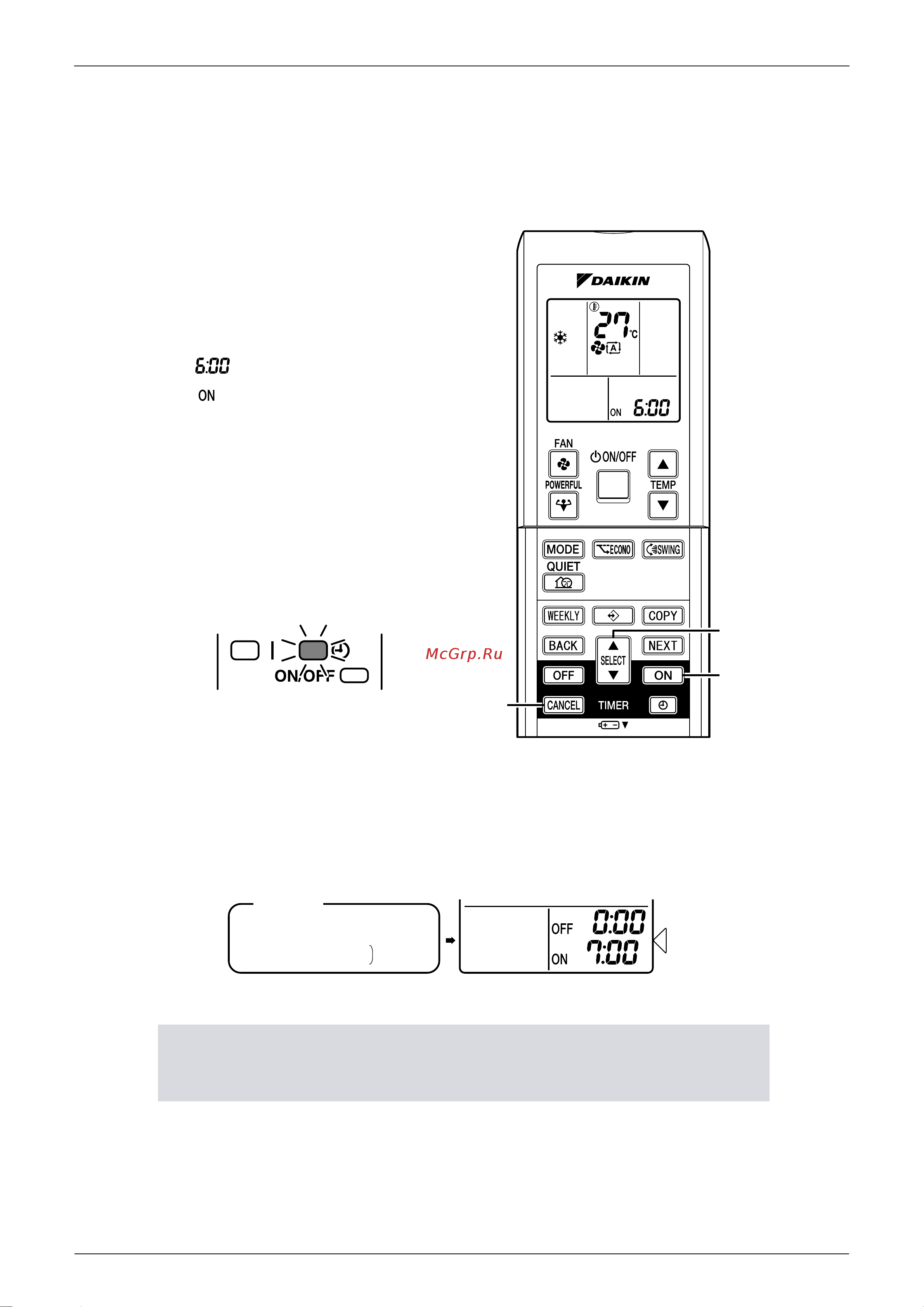 Daikin ATKS25E2V1B [197/316] Timer operation
