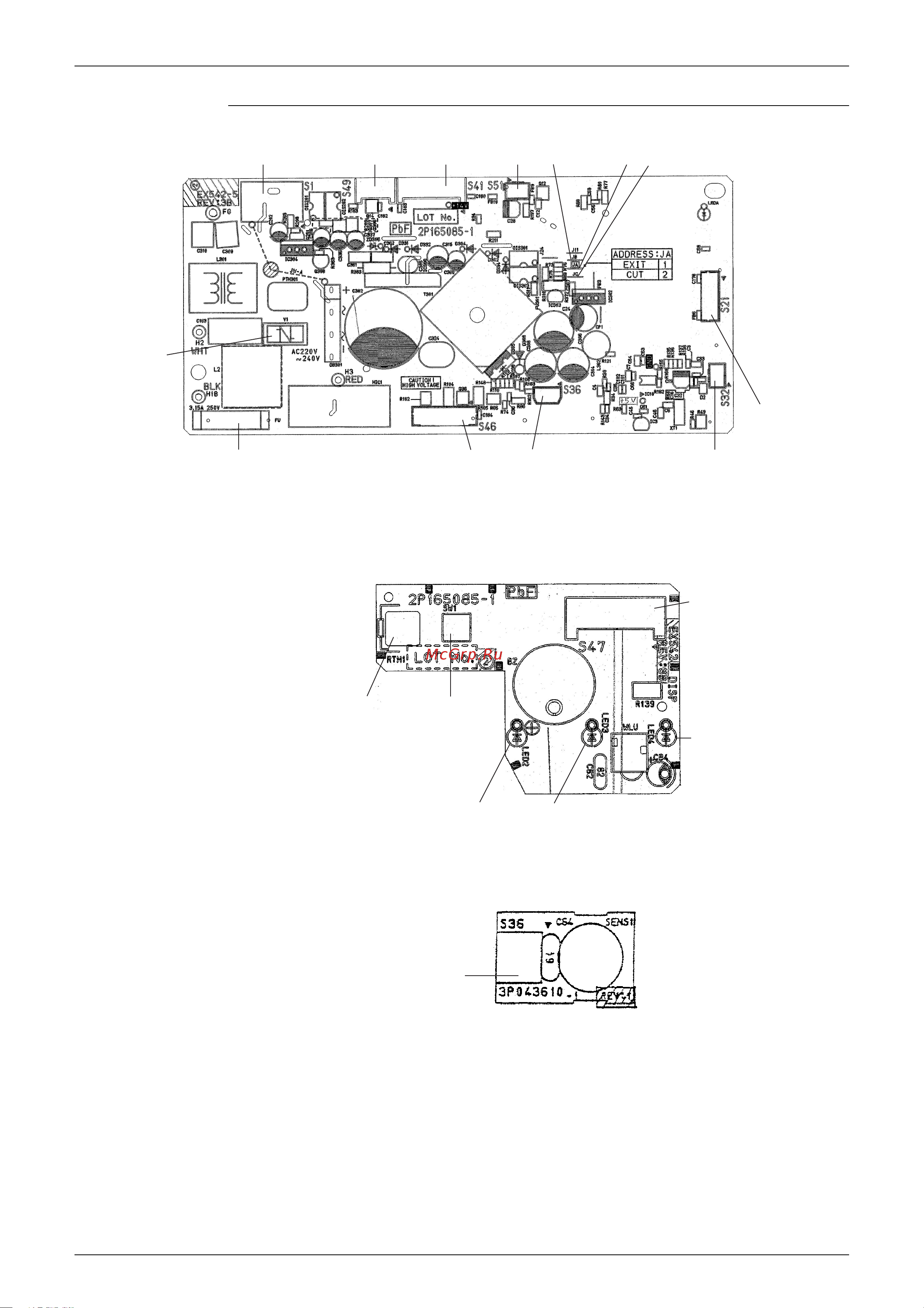 Daikin ATKS25E2V1B [68/316] Pcb detail pcb 1 control pcb indoor unit