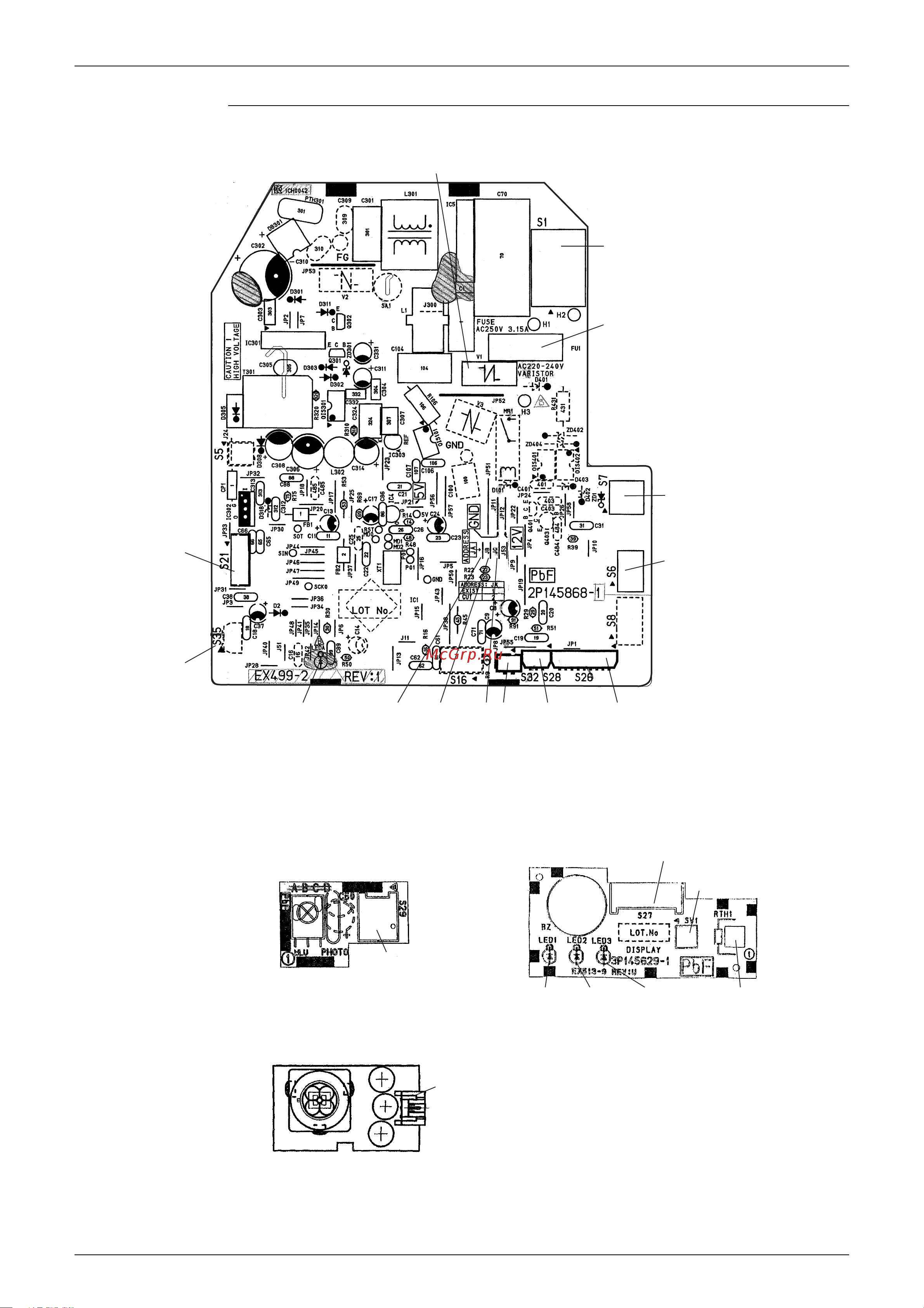 Daikin FTKD35DVMA [32/226] Pcb detail pcb 1 control pcb