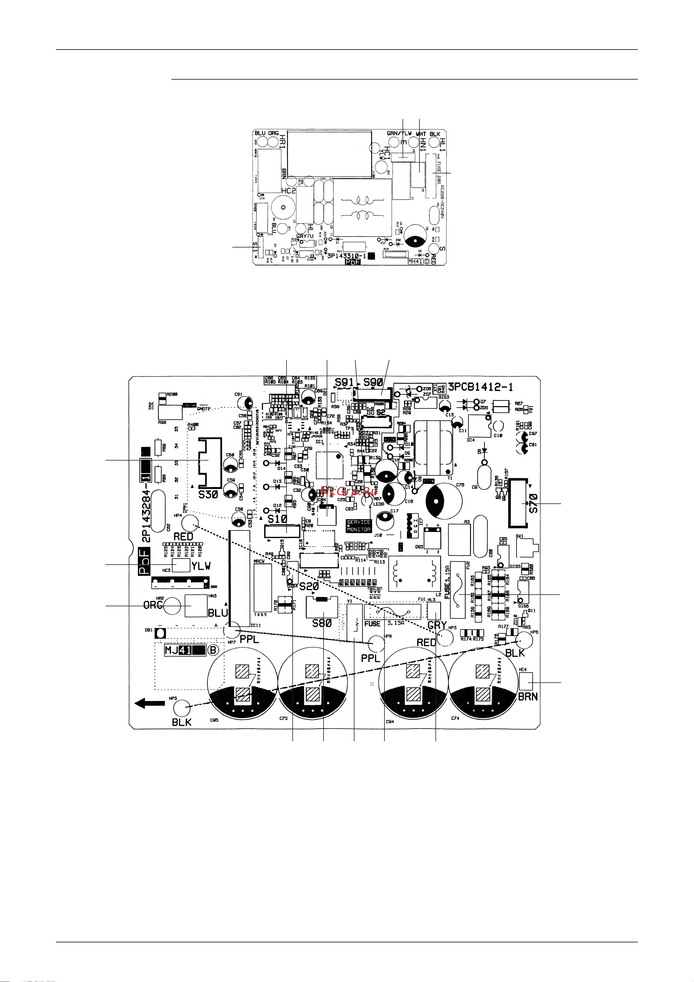 Daikin FTKD35DVMA [38/226] Pcb detail pcb 1 filter pcb
