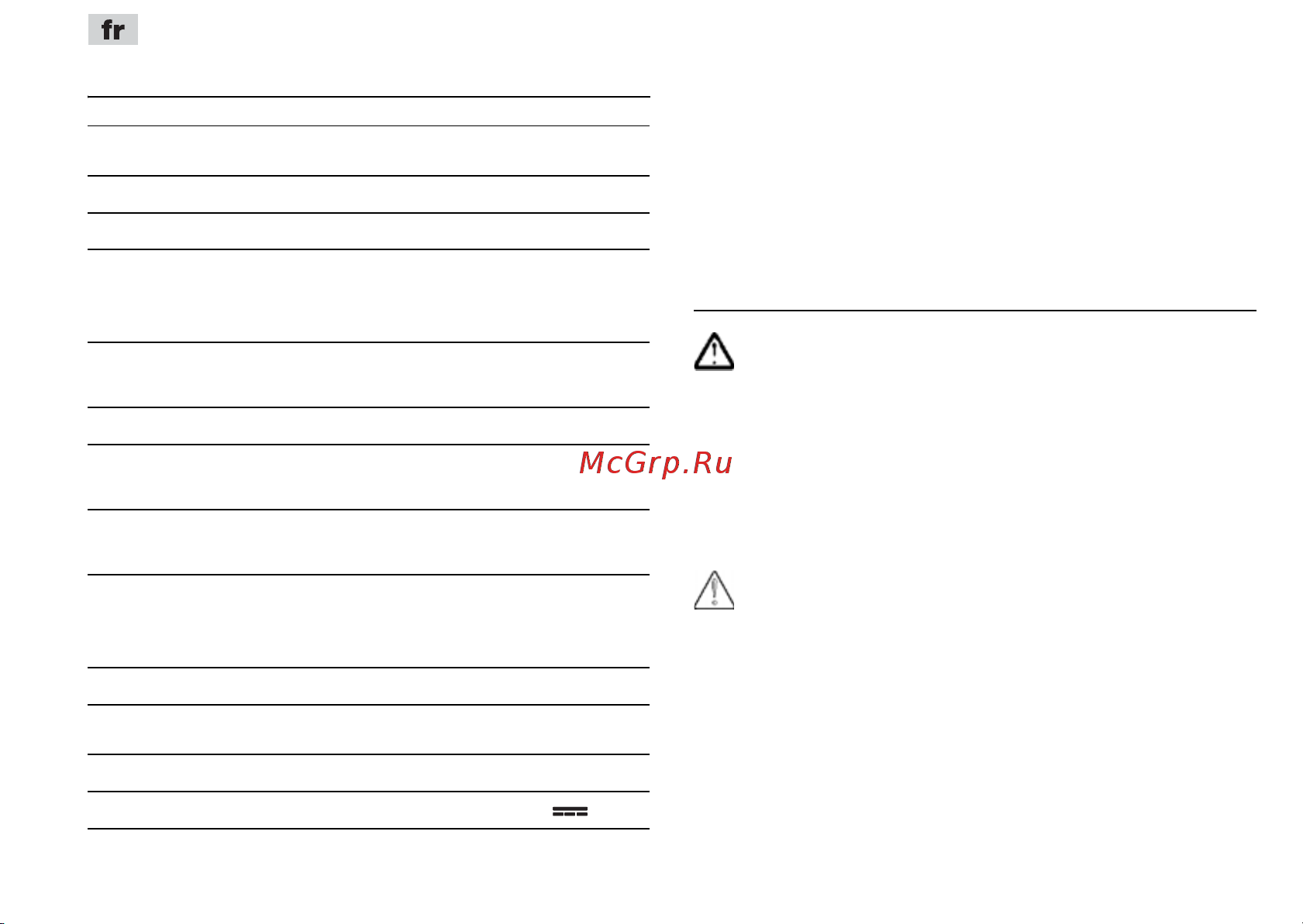 Flex ALC 2/1-G [21/168] Données techniques