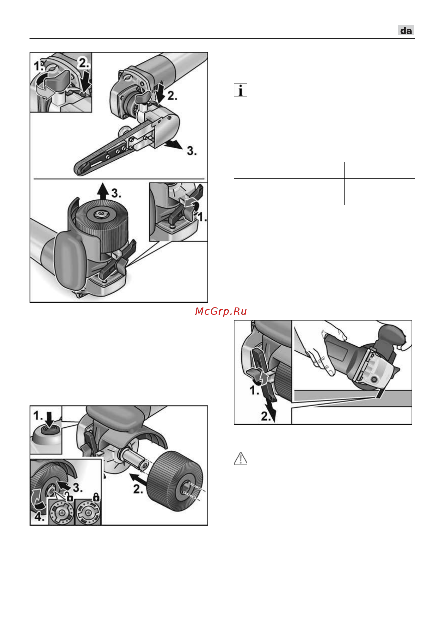 Flex TRINO FBE 8-4 140 453455 [123/404] Arbejdsinstrukser for satineringsforsats