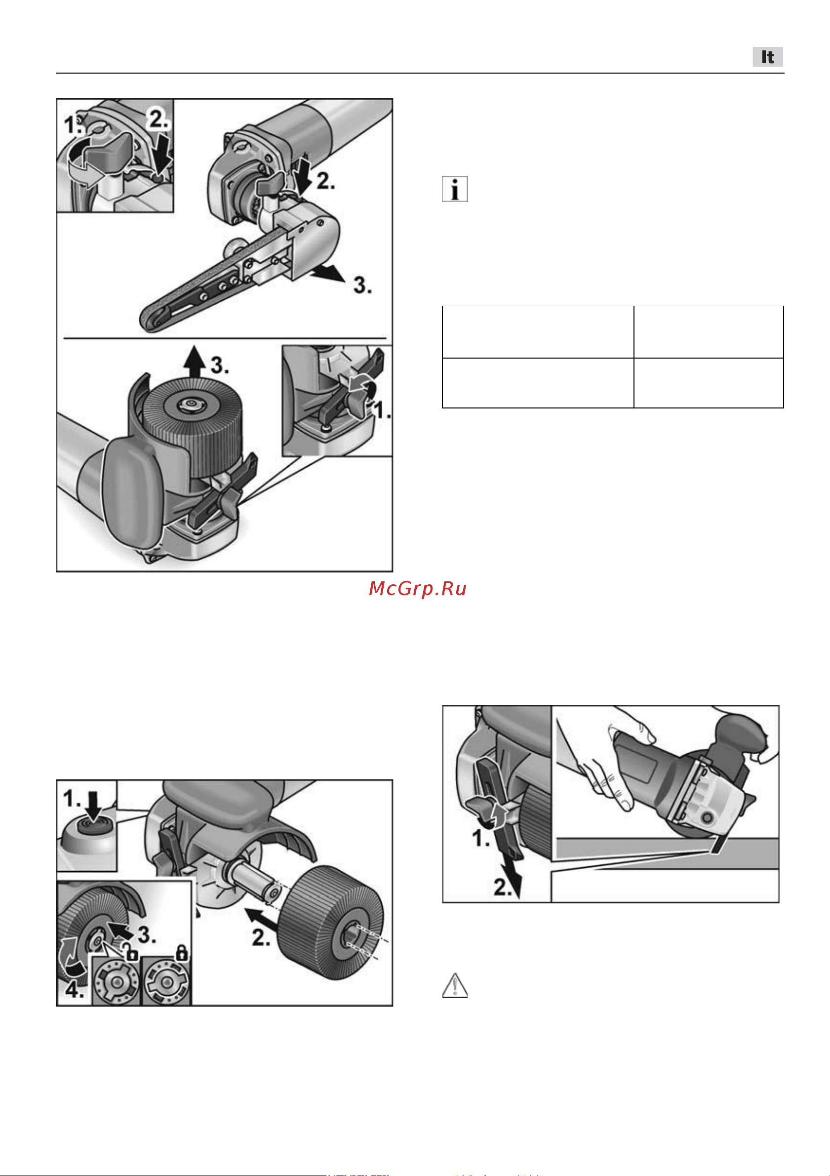 Flex TRINO FBE 8-4 140 453455 [369/404] Darbo su poliravimo priedėliu instrukcijos