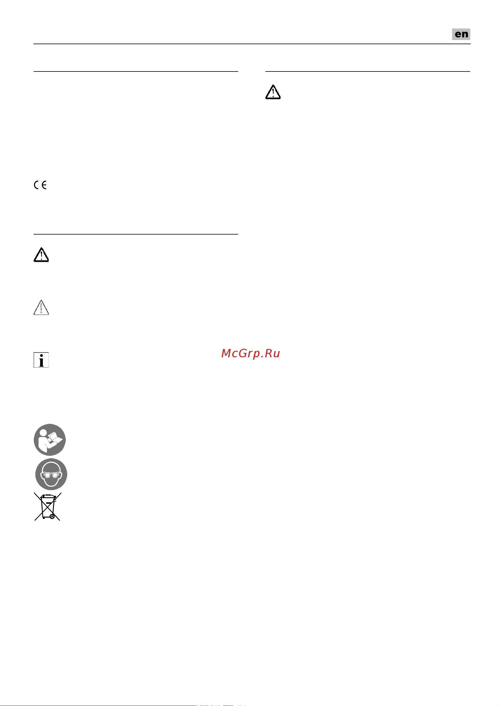 Flex LBR 1506 VRA 282499 [11/166] Contents for your safety