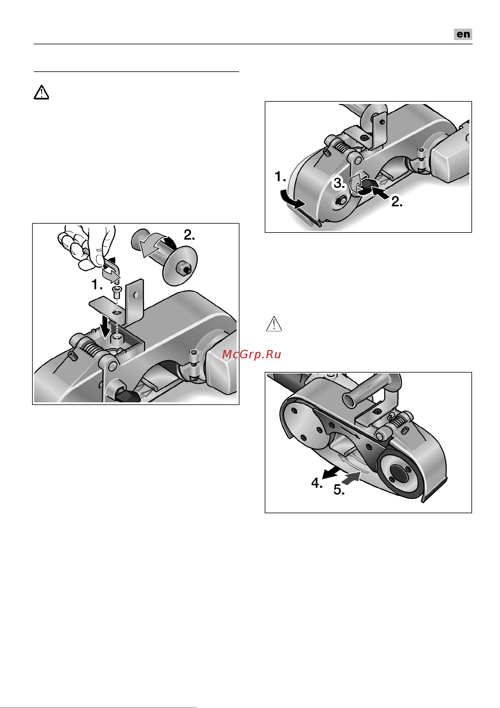 Flex LBR 1506 VRA 282499 [15/166] Attach the handle