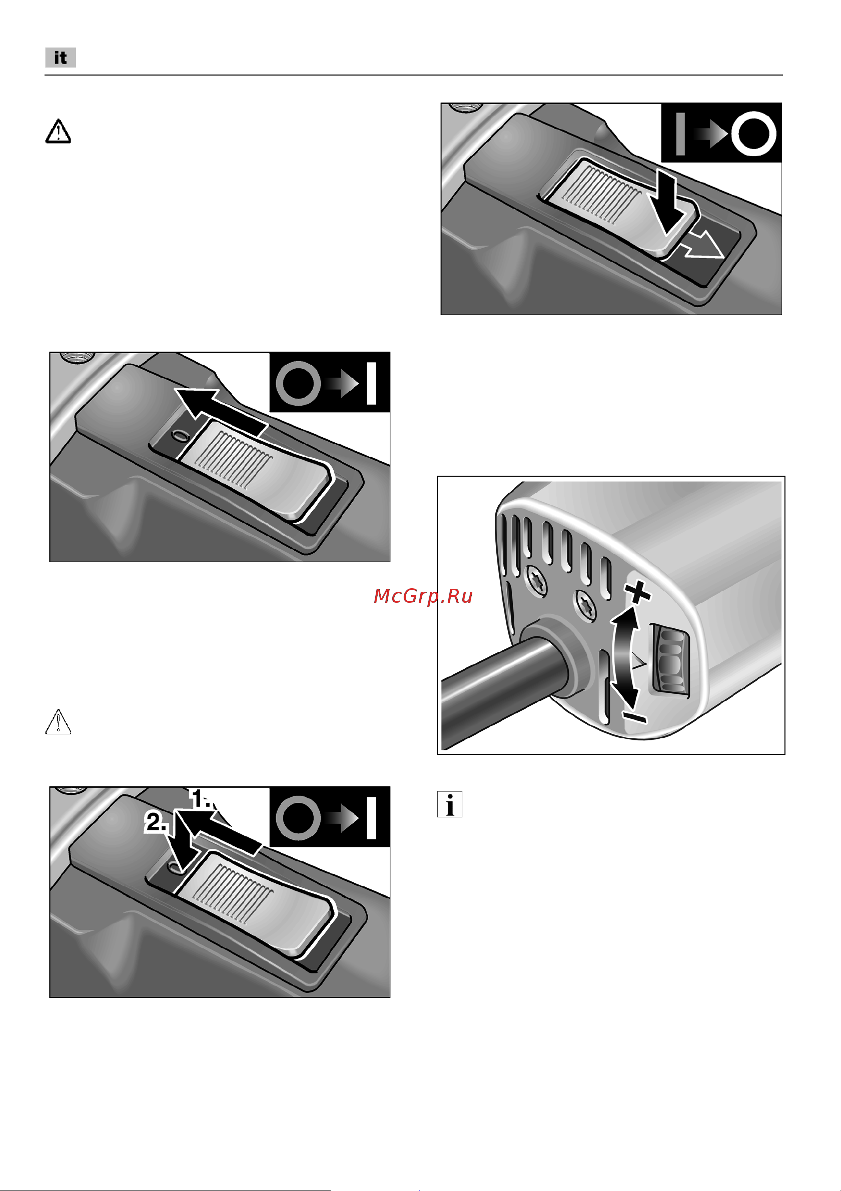 Flex LBR 1506 VRA 282499 [32/166] Accendere e spegnere