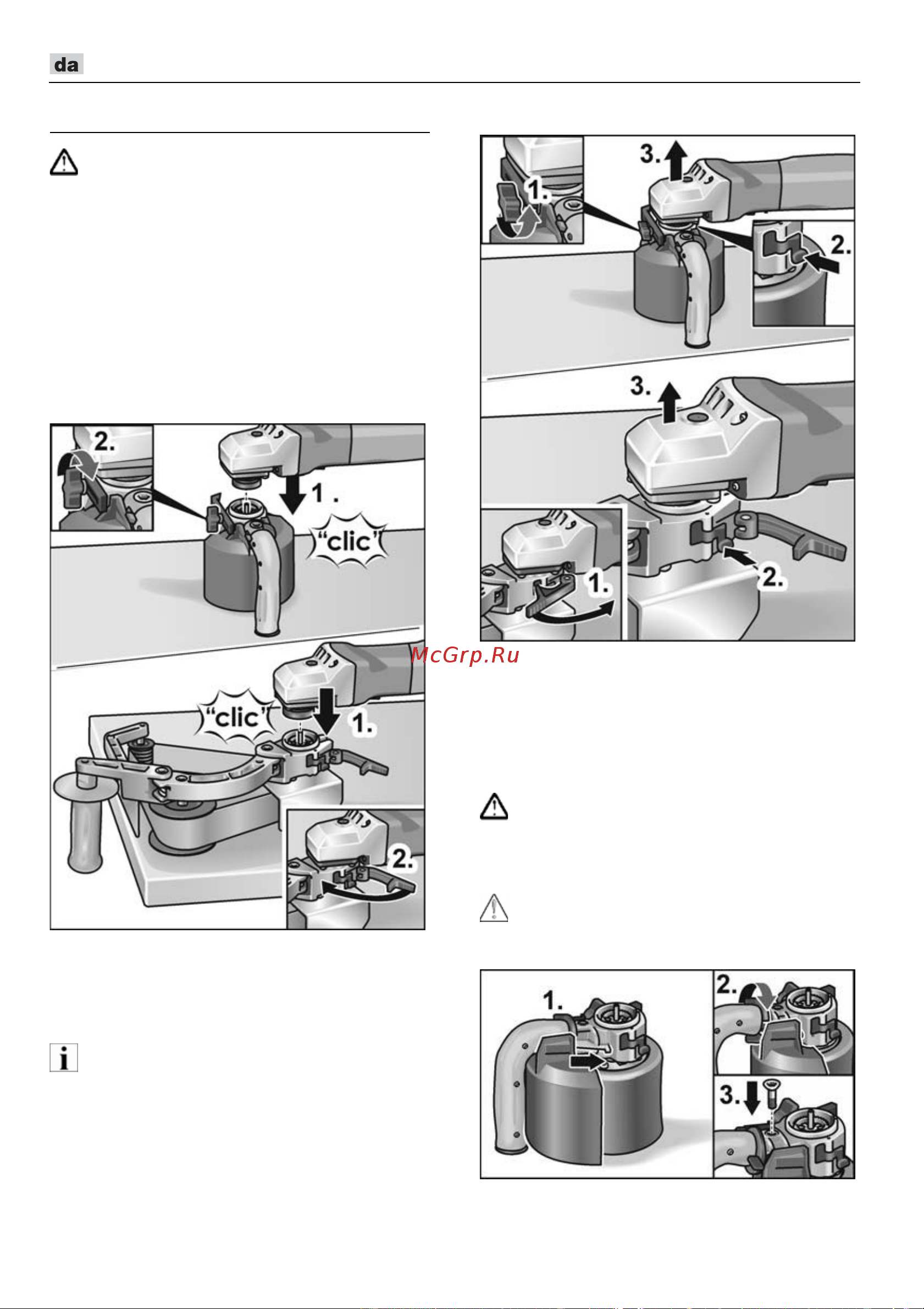 Flex BBE 14-3 110 Set 230/CEE 461504 [106/352] Brugsanvisning