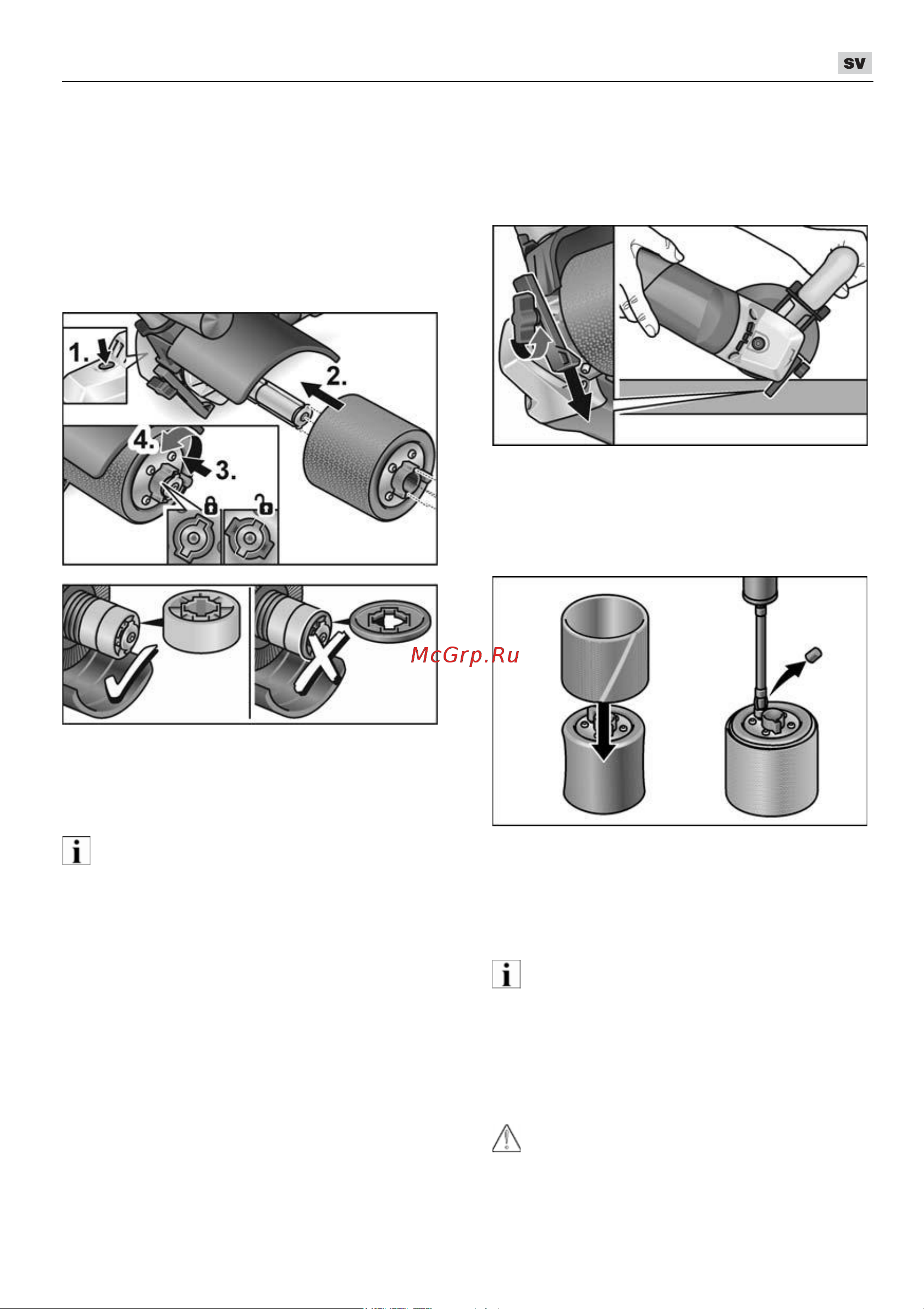 Flex TRINOX BSE 14-3 INOX Set 433454 [133/352] Använd parallellanslag