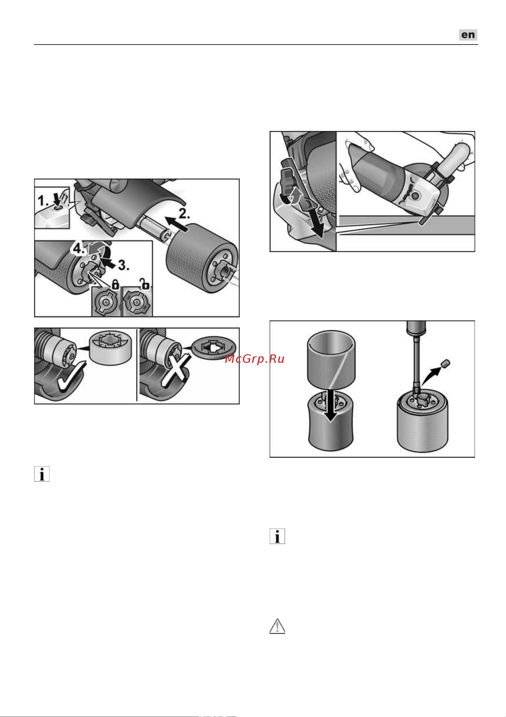 Flex TRINOX BSE 14-3 INOX Set 433454 [23/352] Attaching tool