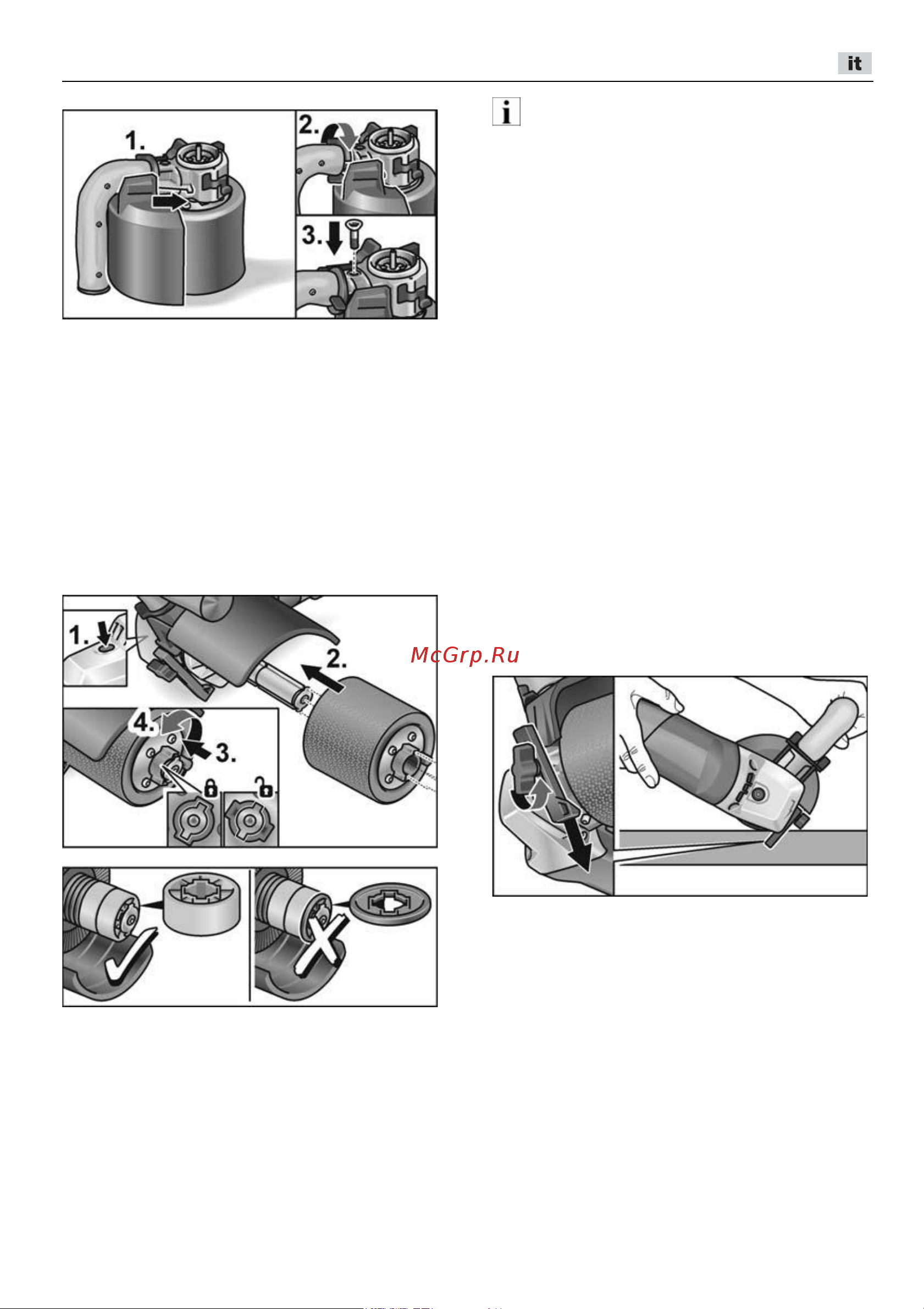 Flex BRE 14-3 125 Set [51/352] Fissare l utensile